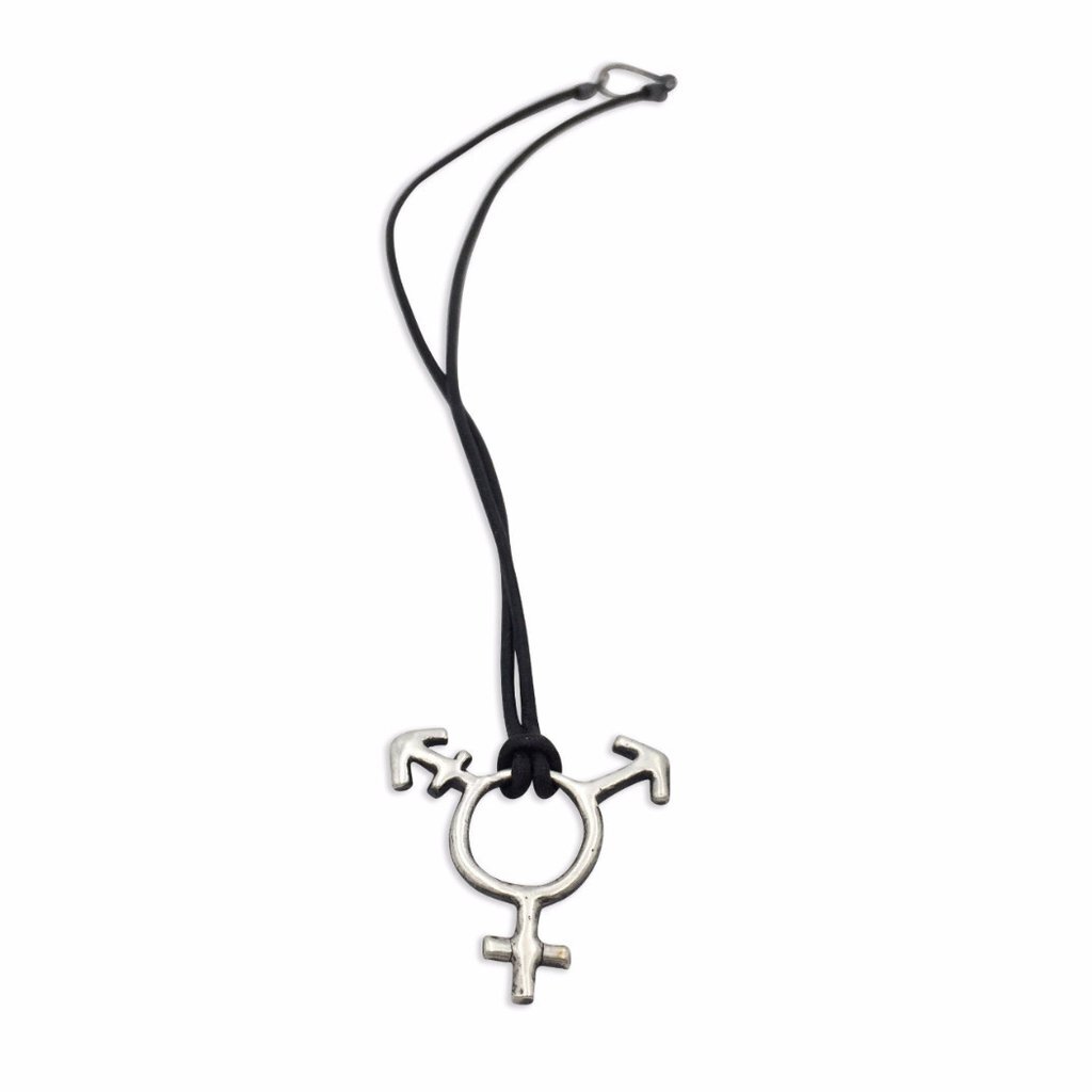 Trans Symbol Necklace $87