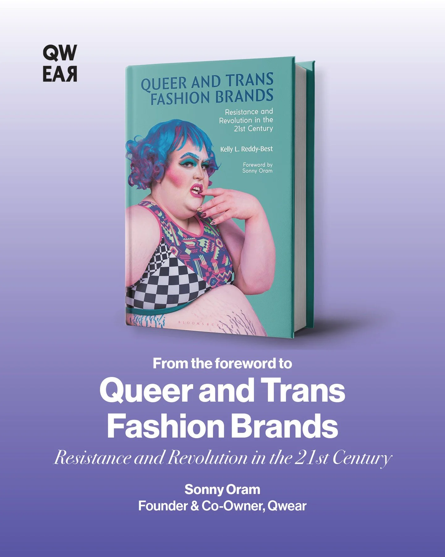 Queer fashion is often dismissed as aesthetic or trend-driven.
But for LGBTQIA+ people, it has always been about safety, survival, and care.

These slides feature excerpts from the foreword written by Qwear Founder &amp; Co-Owner Sonny Oram in "