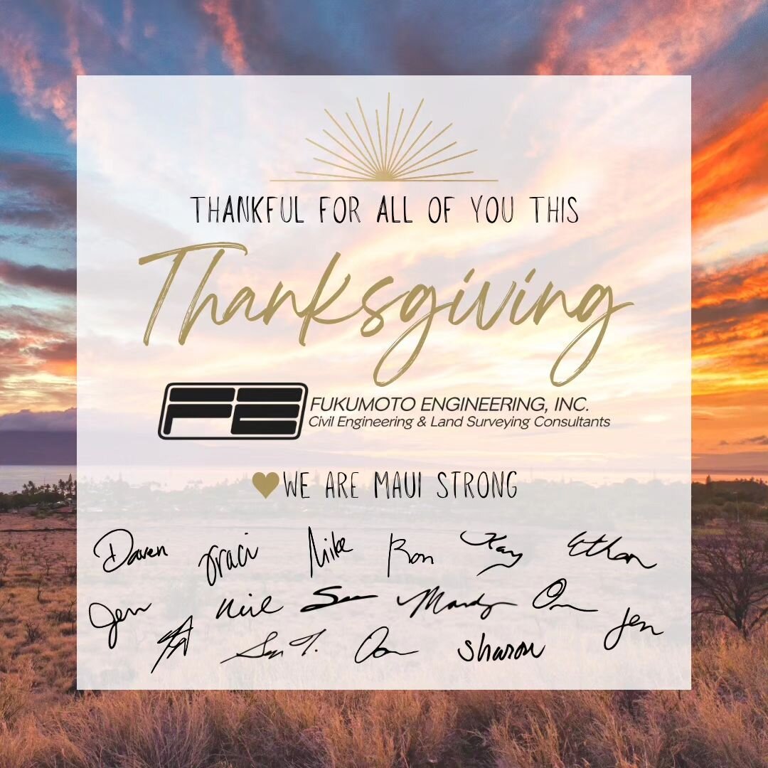 🤎 Happy Thanksgiving. #fukumotoengineering