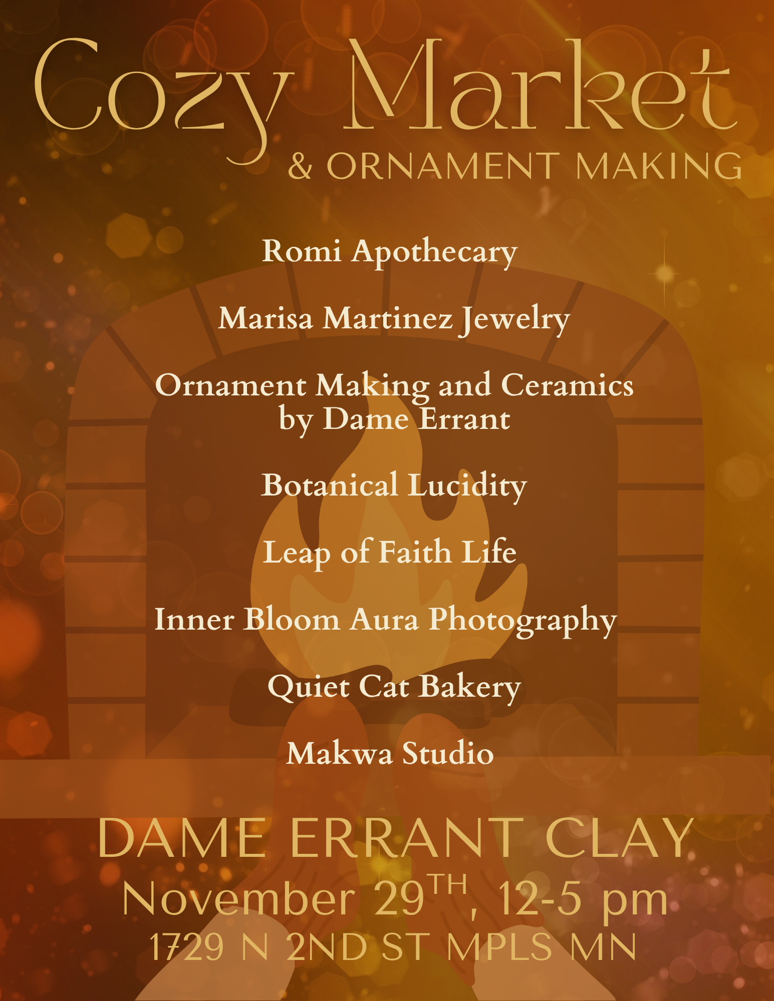 Cozy Market and Ornament Event
