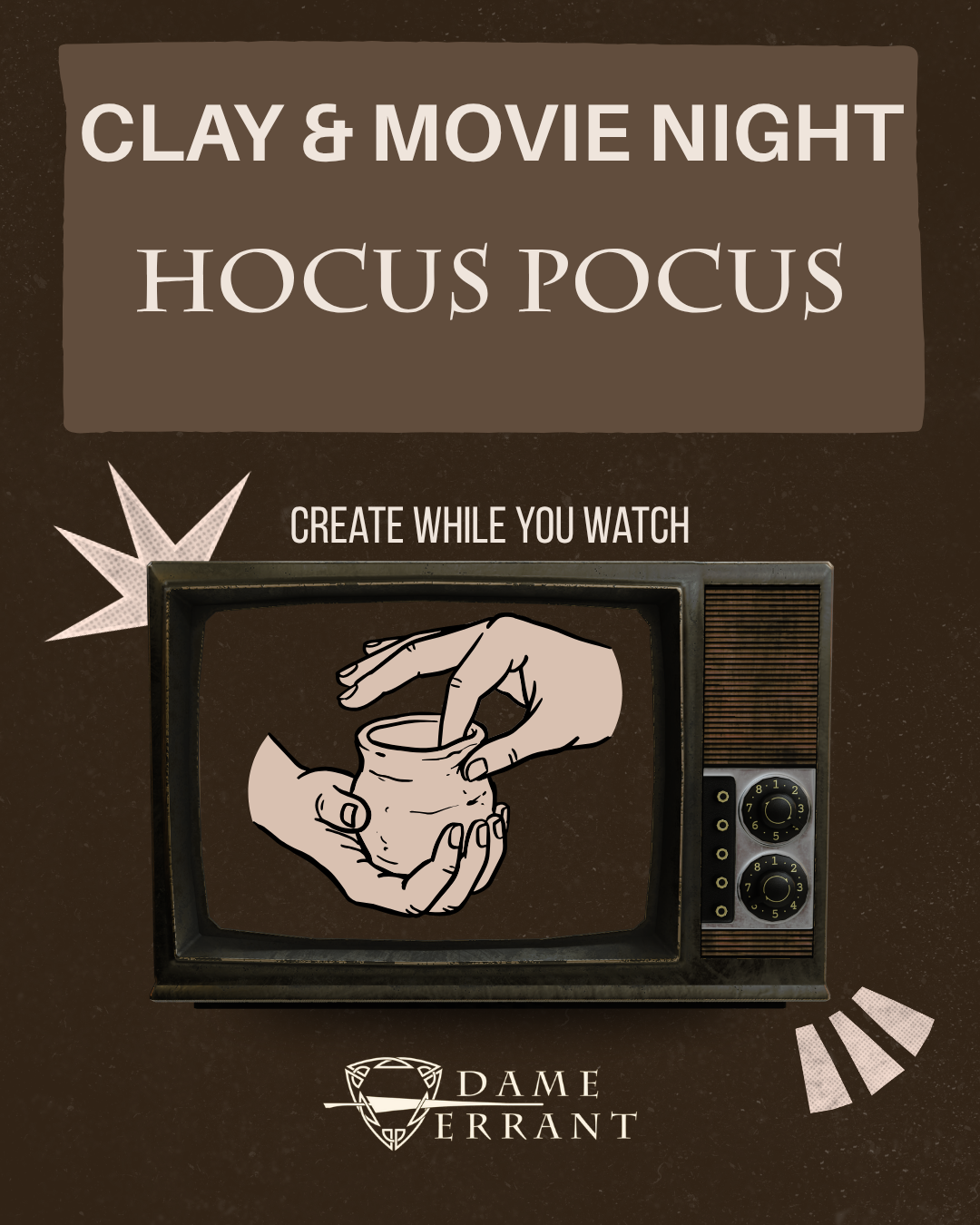 Double Double Toil and Trouble: A Clay and Movie Experience