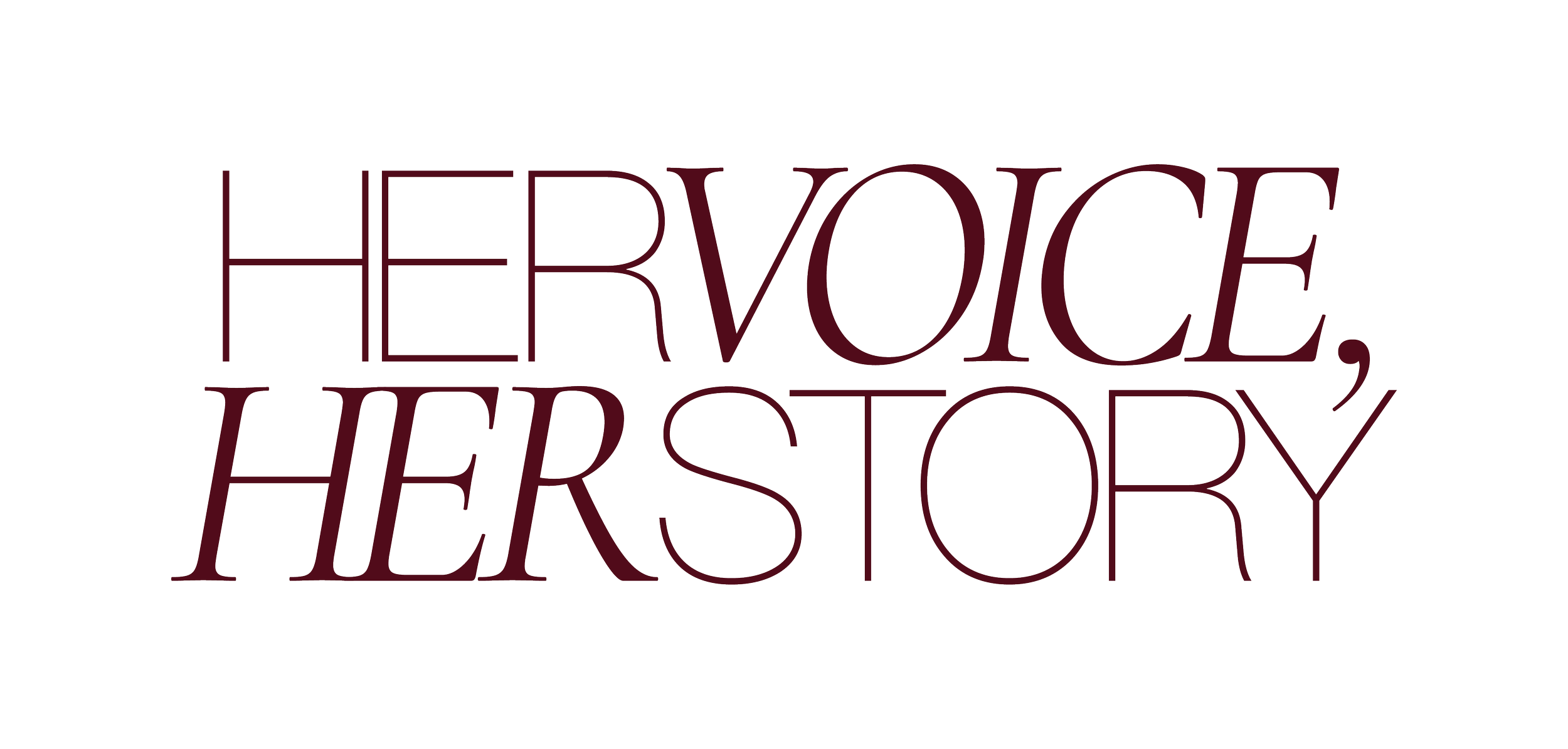 "Her Voice, Her Story” American Cancer Society VOICES of Black Women Initiative Logo