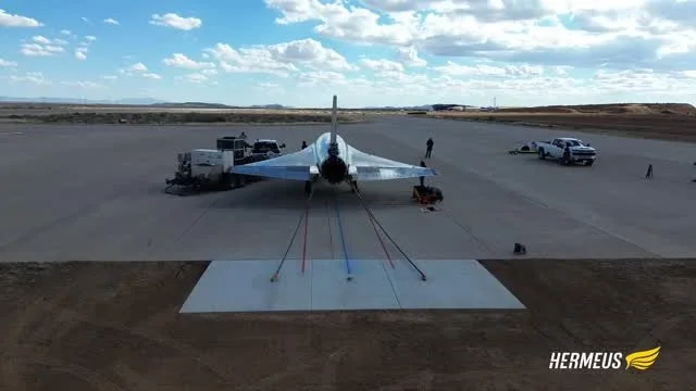 Quarterhorse Mk 2.1 is coming alive on the runway. 

The team is on the ground in New Mexico ticking through key milestones and preparing the aircraft for flight. Fast. 

✔ F100 full thrust firing 
✔ Multiple drop tests 
✔ Ground vibration testing 
✔