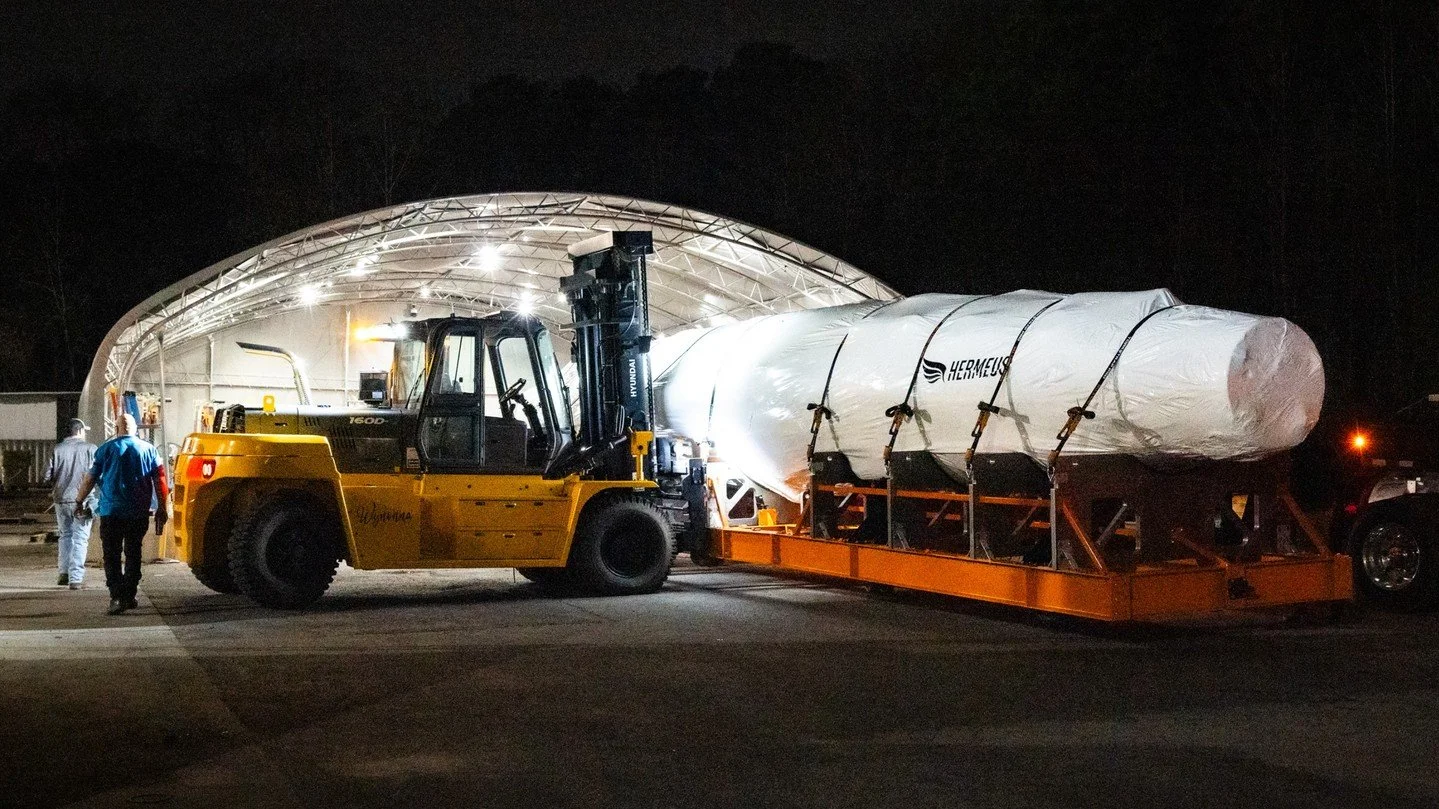 Quarterhorse Mk 2.1 has arrived at Spaceport America following shipment from Atlanta. 

Capable of reaching supersonic speeds, Quarterhorse will be the world's first high-Mach unmanned aircraft for national defense.
 
With the aircraft now on site, t