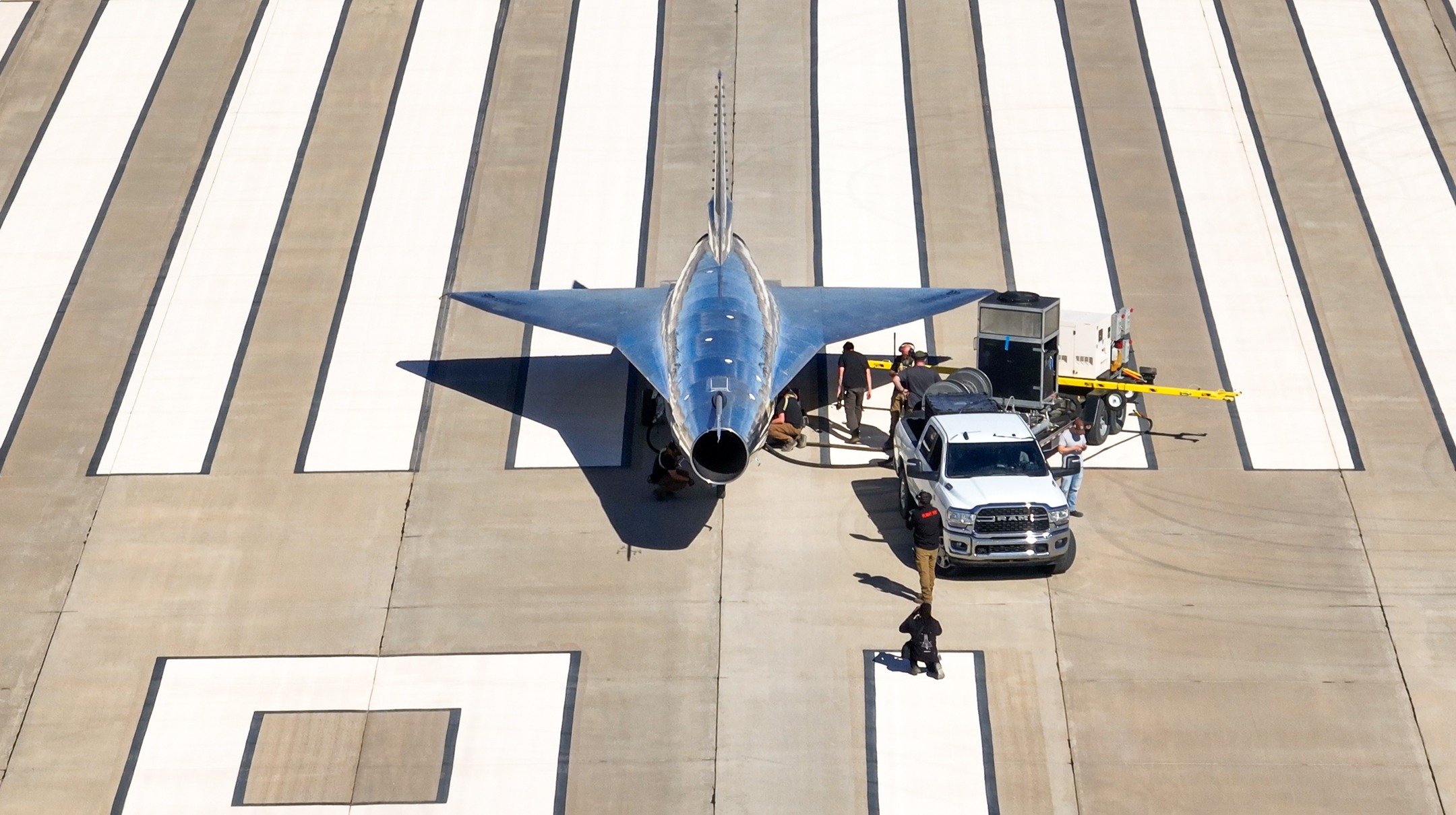 Quarterhorse Mk 2.1 has received authorization from the Federal Aviation Administration to exceed Mach 1 speeds. 

Hermeus is the second company ever authorized by the FAA to fly a civil aircraft supersonic and the first to do so with an unmanned sys