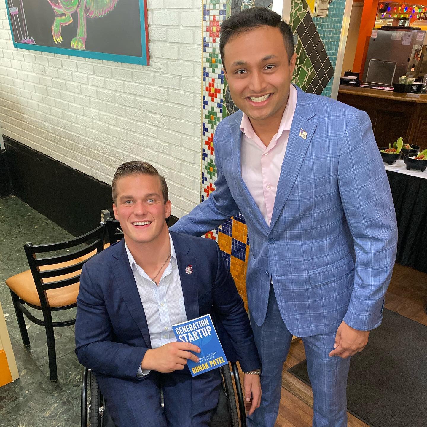 The American Dream 🇺🇸 Great seeing my friend @madisoncawthorn 🤝 (book link in my bio)