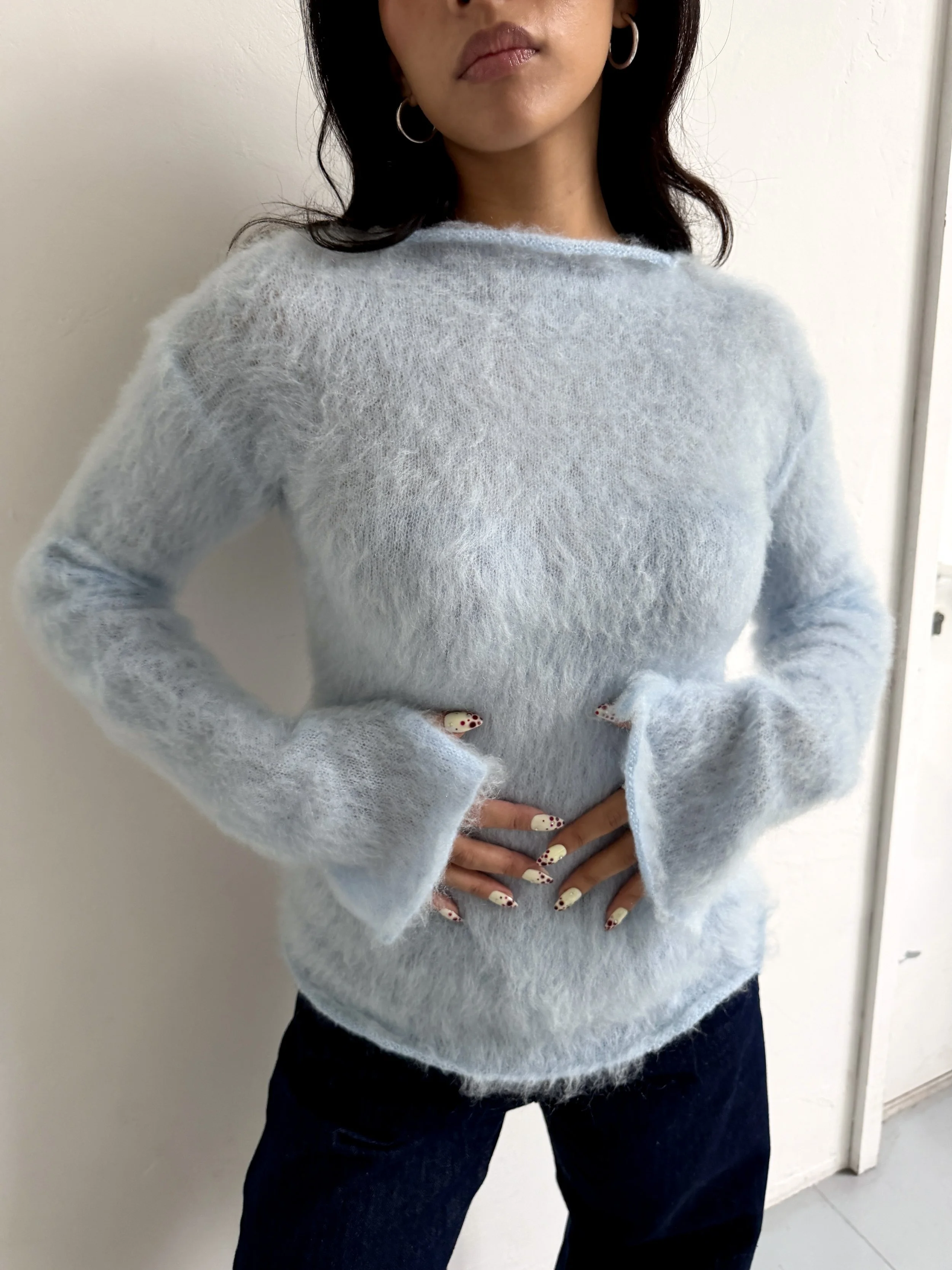 Baby blue long sleeve - IN STOCK