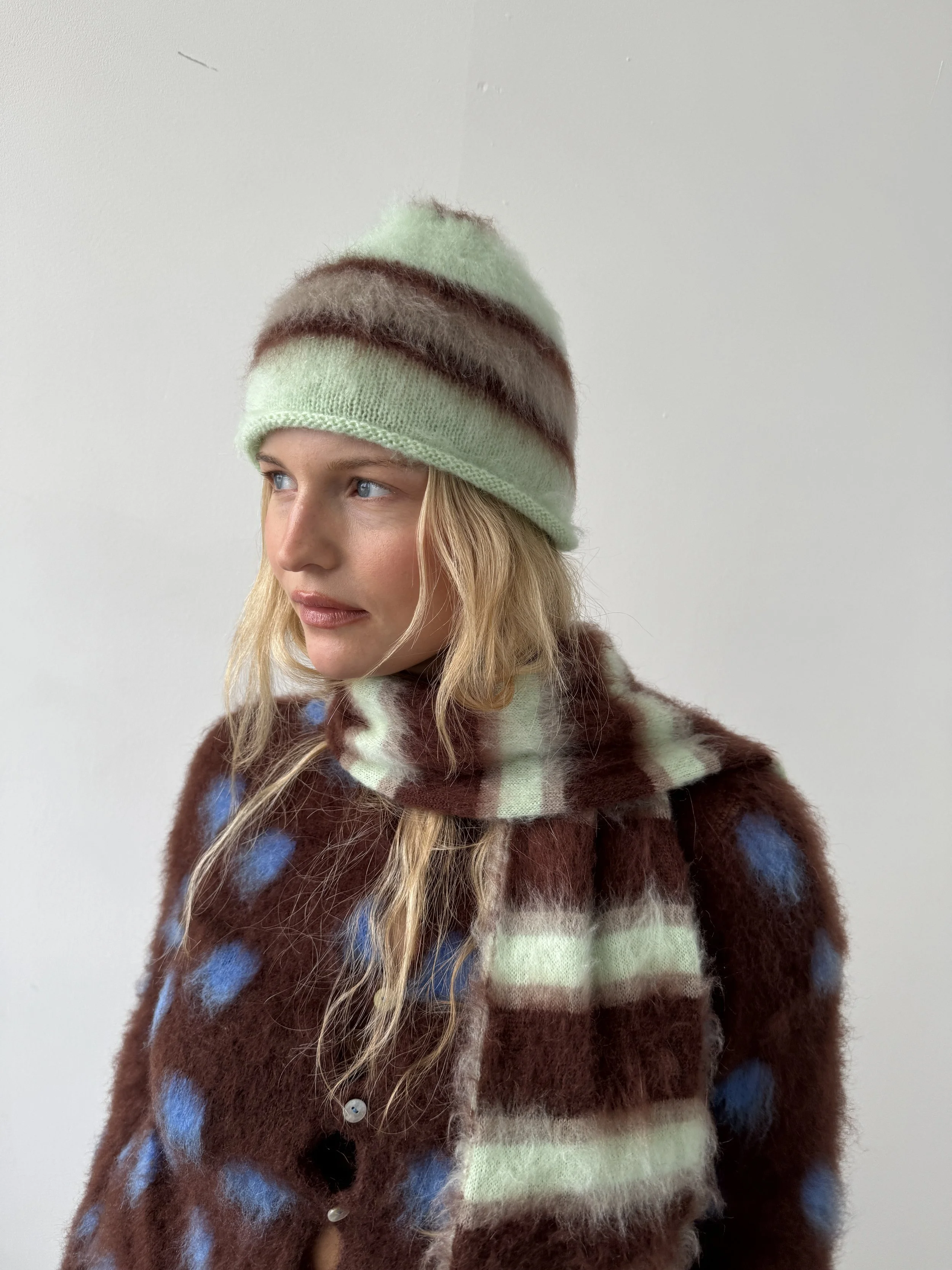 SAMPLE SALE ITEM - Hat - Mint/Chocolate