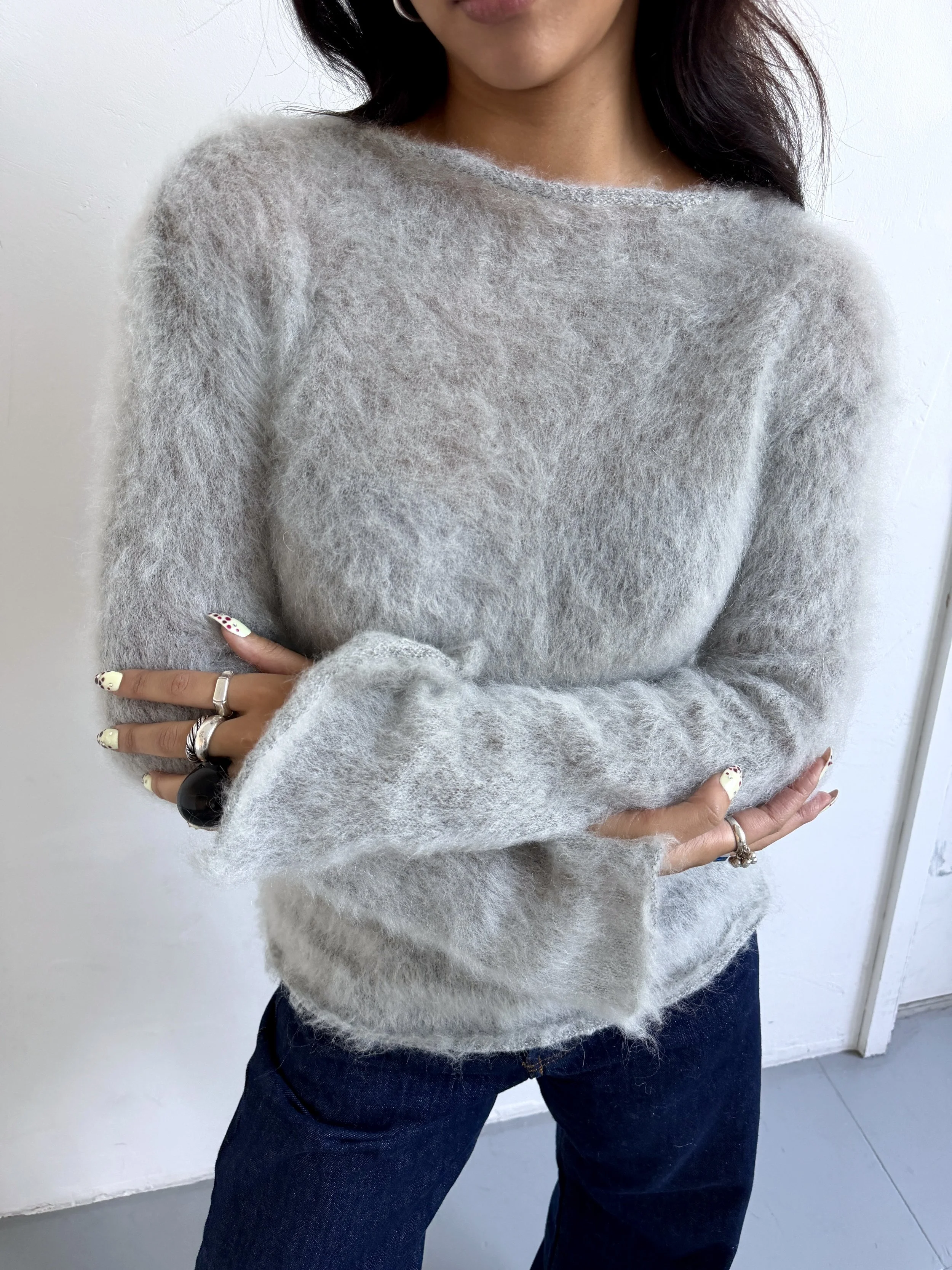 Light grey long sleeve - IN STOCK