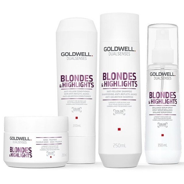 Looking for a hairline for blonde hair?⁠
⁠
Come into Your Best Look Salon &amp; Supplies and purchase the ⁠ Goldwell Dualsenses blondes and highlights line. ⁠
⁠
⁠This line will help bring out colour luminosity. Neutralizes unwanted yellow tones. Mini