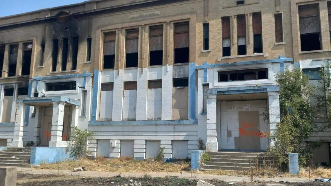 The Beta Tau Lambda chapter and its nonprofit Livingston Community Development Foundation bought the dilapidated R. Vickery School on East Vickery Boulevard to bolster the area held a community meeting  to gather input on applying for a grant to clea
