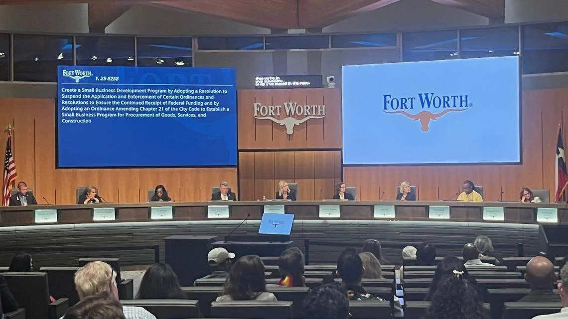 "Fort Worth City Council ends DEI programs to protect $277M in federal grants"

