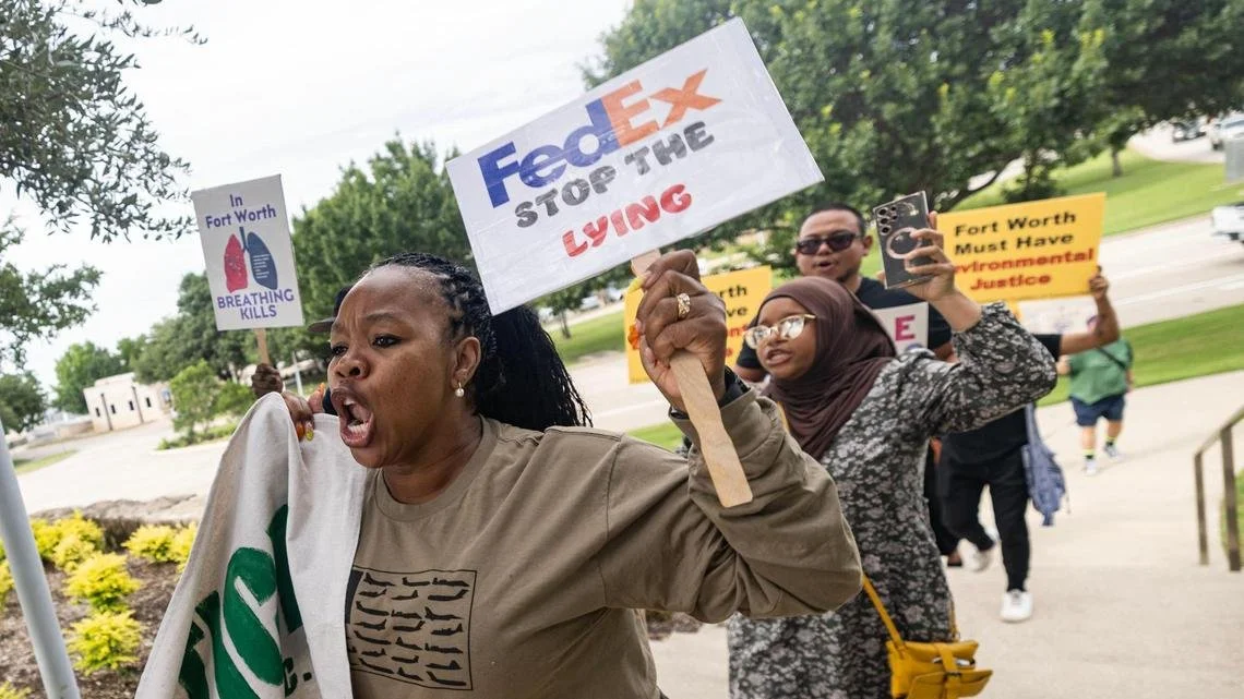 "Fort Worth residents stand against FedEx parking permit request. Will it matter?"

