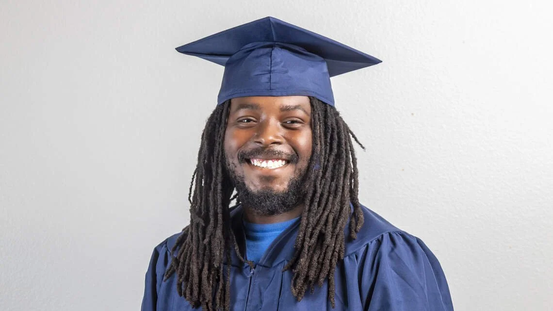 Aric Dunmore will be one of 75 graduates walking on Saturday, May 30, as part of the inaugural class of the New Heights Adult High School

