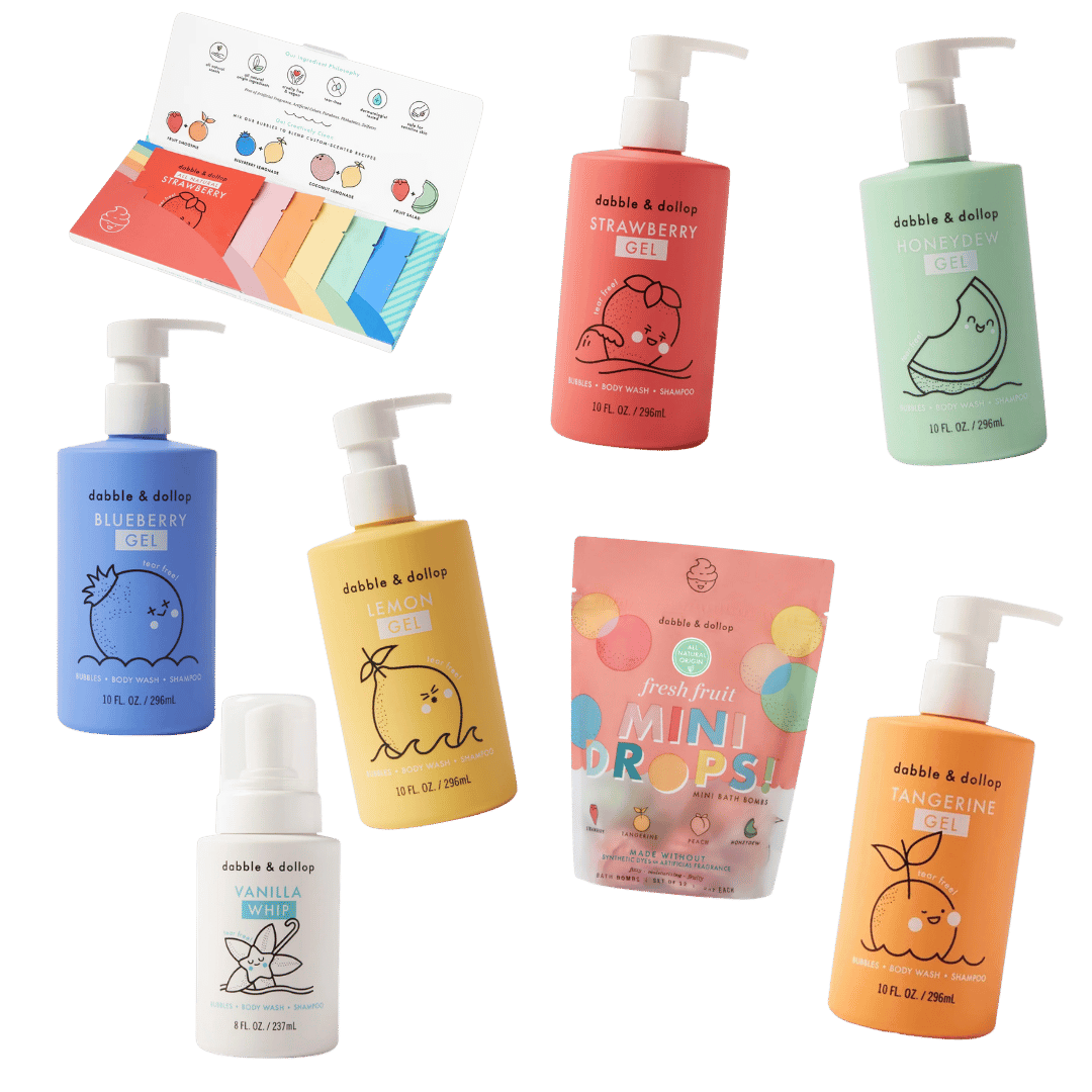 Dabble & Dollop 3-in-1  Shampoo Body Wash and Bubble Bath