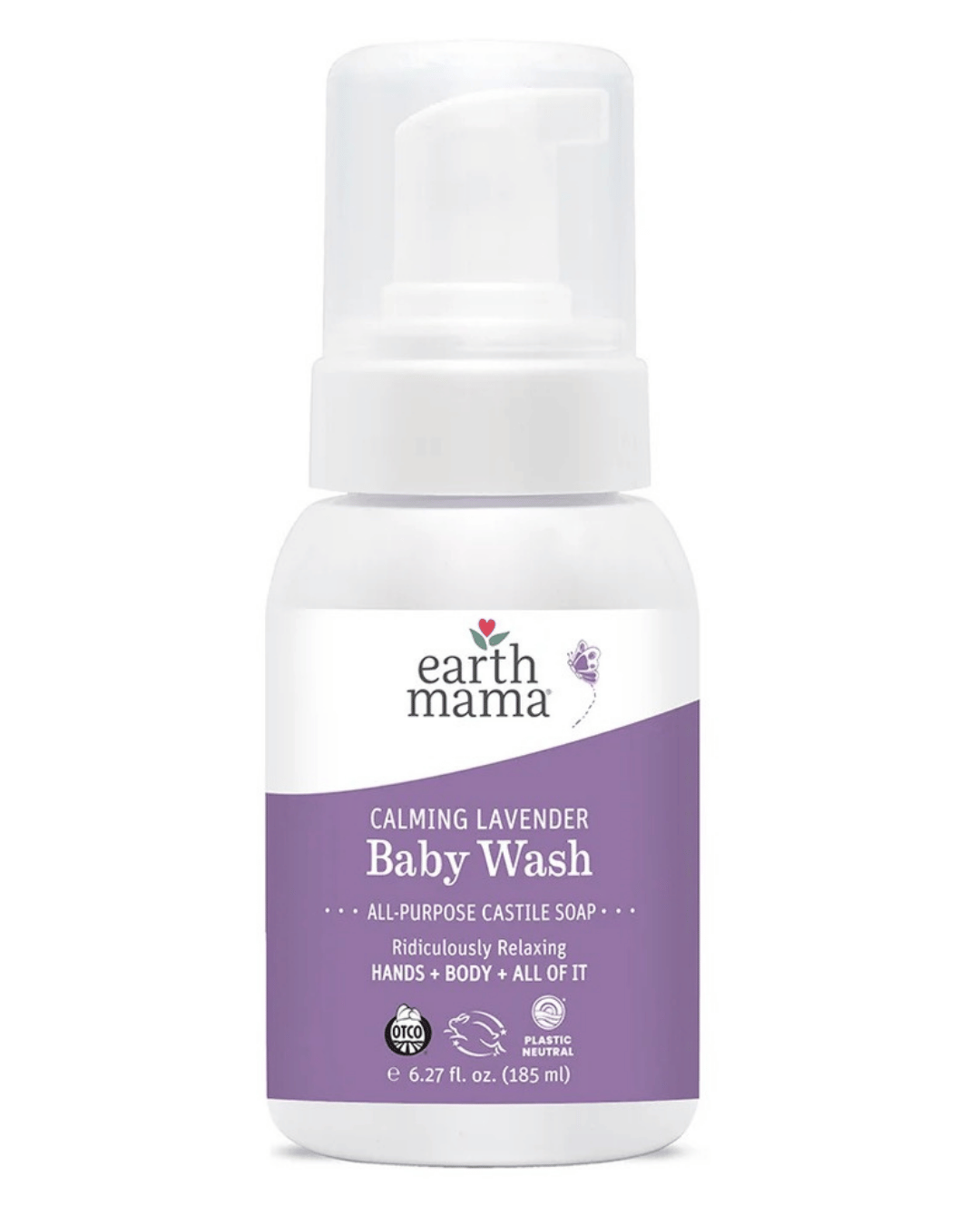 Earth Mama Organics Calming Lavender Castile Baby Wash