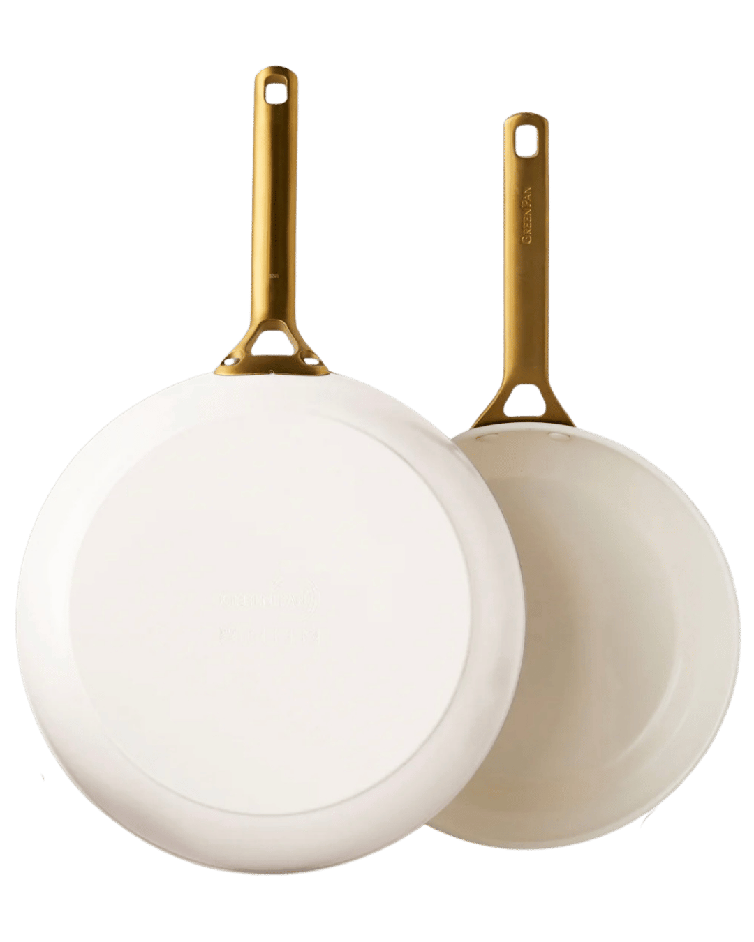 Cream Reserve Pro CeramicNonstick 10" and 12" Frypan Set