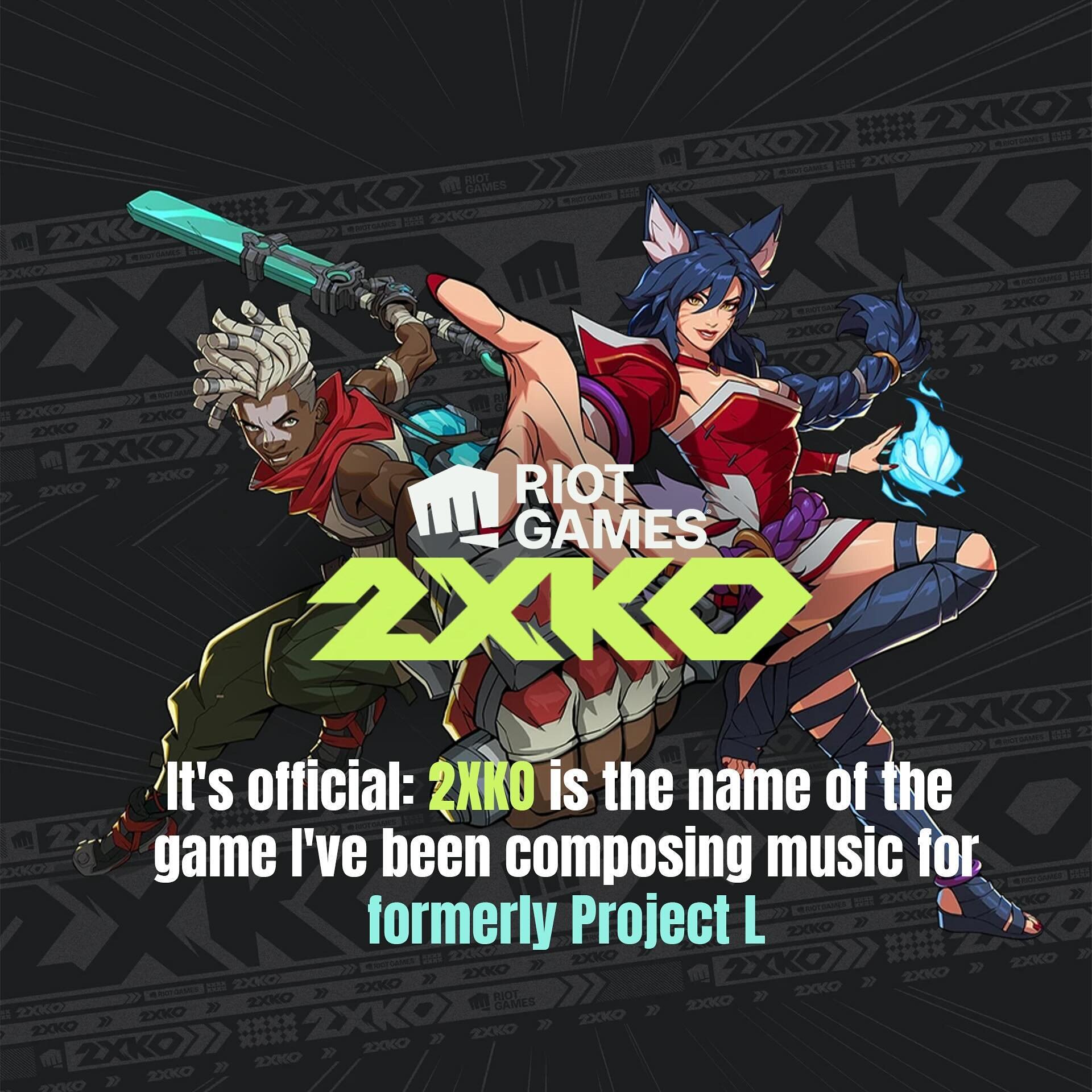 @play2xko is the name, music is my game -- cannot wait for the FGC to play @riotgames #2XKO