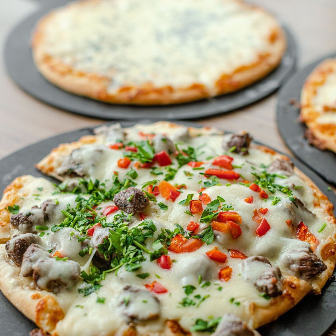 Our pizzas are our best sellers for a reason! 😍 Each so fresh, unique, flavorful, and cooked to perfection! 😋 We offer a Lamb Kabob Pizza, Lebanese Sesame Cheese Pizza, Chicken Kabob Pizza, and Manakish Pizza!
.
.
.
.
.

#mediterraneanfood #lebanes