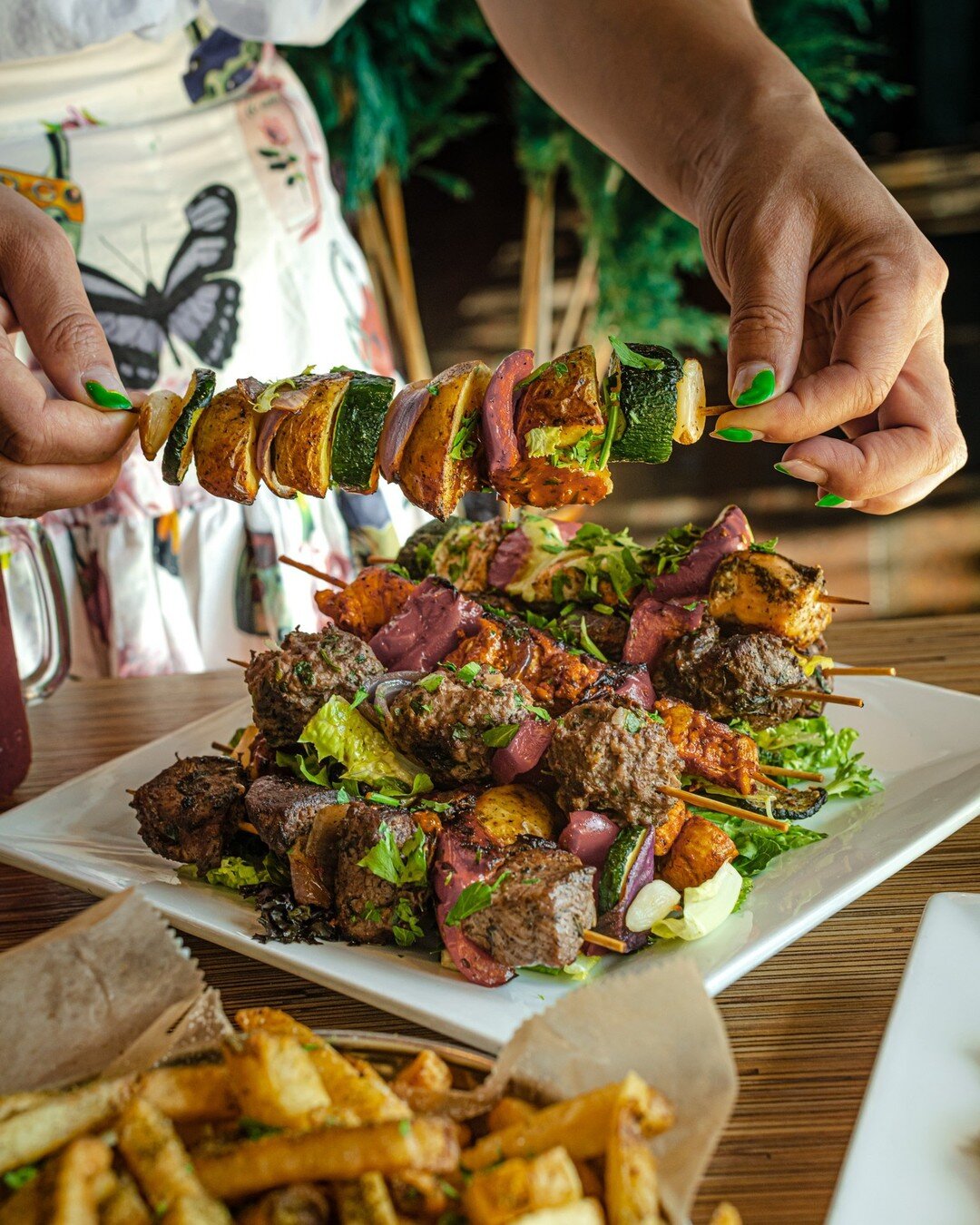 Craving our juicy, tender, kabobs?! 🤩  Make your tummy happy and come have &lsquo;em! 🤤

Delivery &bull; Order Online &bull; Dine In &bull; Call In
Available on DoorDash &bull; Postmates &bull; Grubhub &bull; UberEats
www.nicholasrestaurant.com
.
.