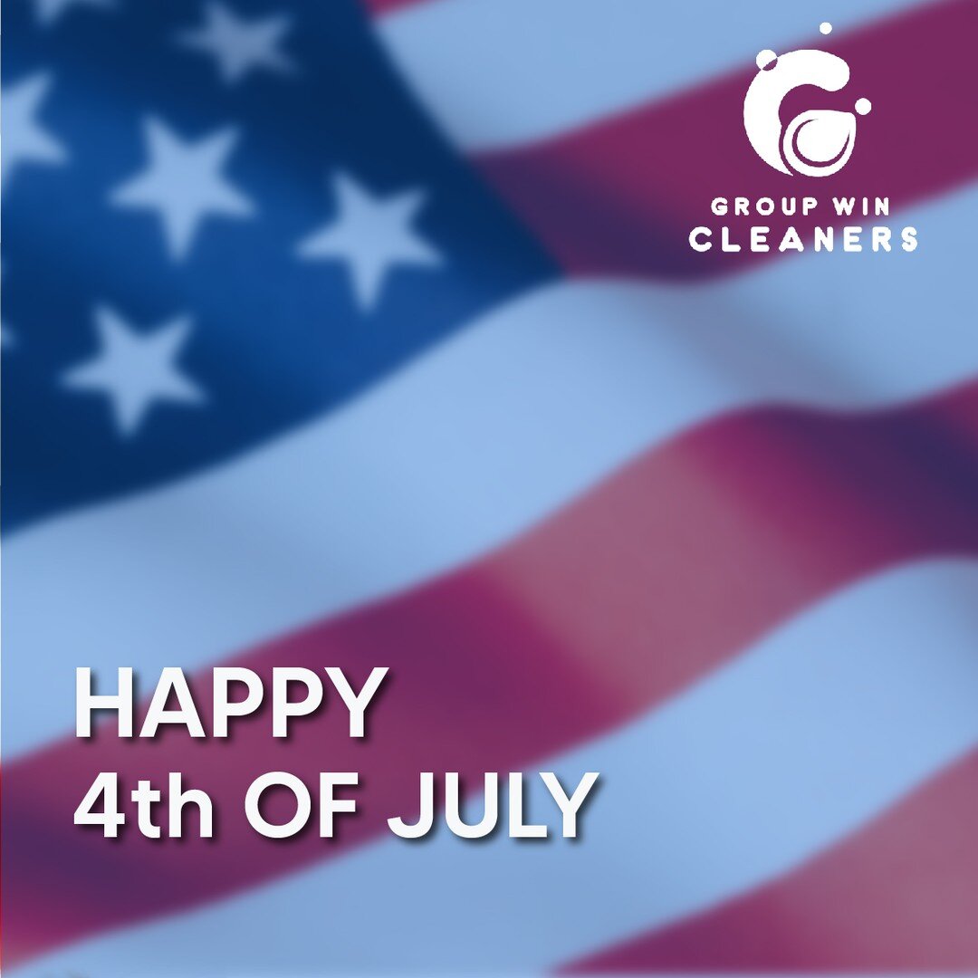 Happy 4th of July from Group Win Cleaners 🇺🇸. 

Leave in the comments, what are your plans to celebrate this important holiday? 

#GroupWinCleaners #Cleaners #Home #HardWork #Florida #FloridaFamily #4thofjuly #4thjuly #Office #cleaningtips