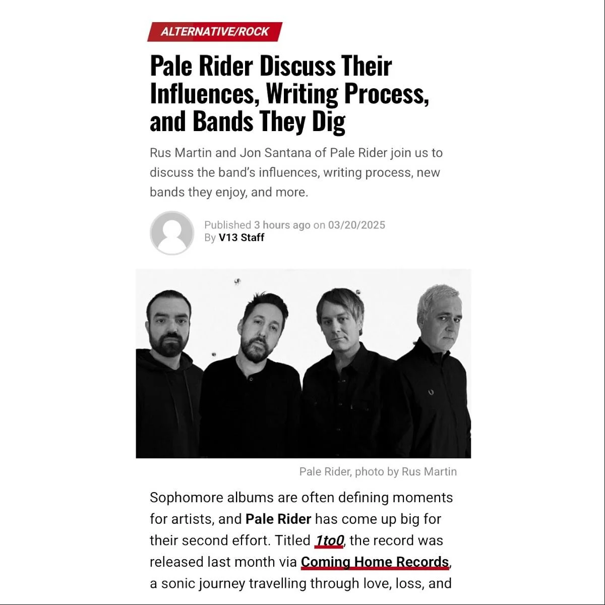 a little interview with @paaleriider discussing their influences and the music process is up on @v13media.
 
a nod to a legendary vampire as well. 

link 🔗 to the interview is up in the bioskey.

#1to0 #cominghomerecords