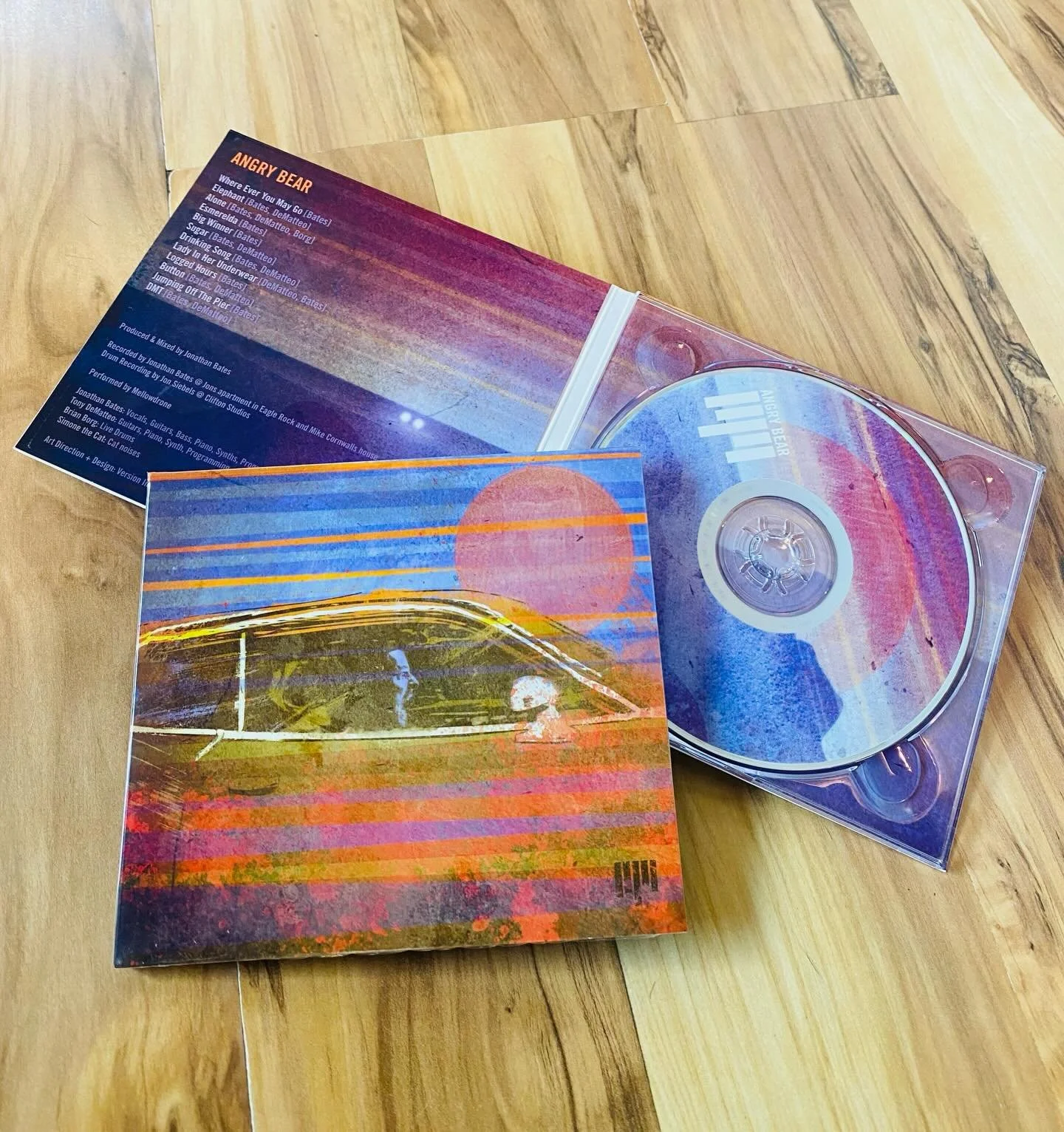 Mellowdrone - Angry Bear CD&hellip;yeah wish I could offer the vinyl, but I only have PC copies of that&hellip;CD&rsquo;s I was told are cool again&hellip;cats are cool&hellip;Borg plays drums on this jam&hellip;this is my favorite drone music, band 