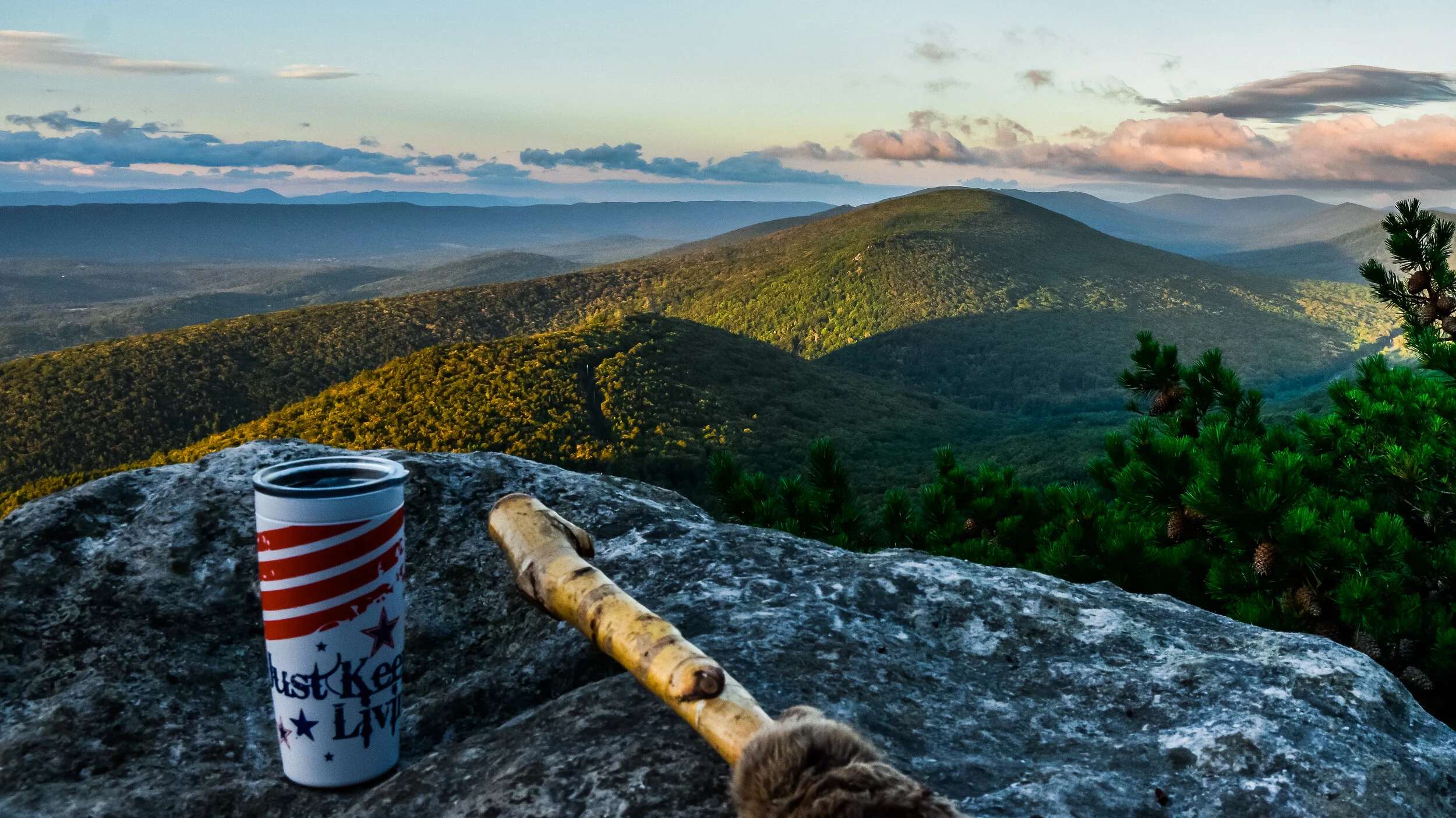 Hot Coffee at sunrise, Shenandoah Valley, Virginia
