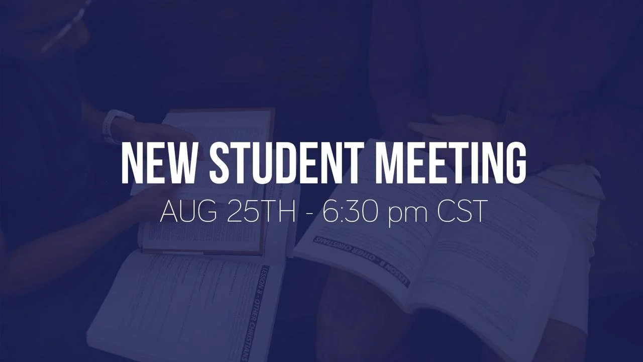 NEW STUDENT MEETING