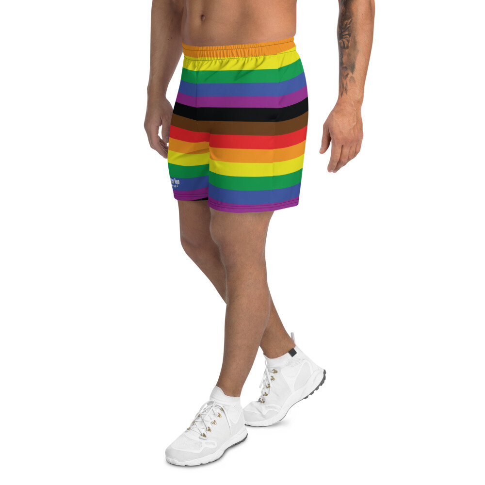 Gay Pride Leggings Rainbow Flag High Waist Yoga Mid Waist Standard