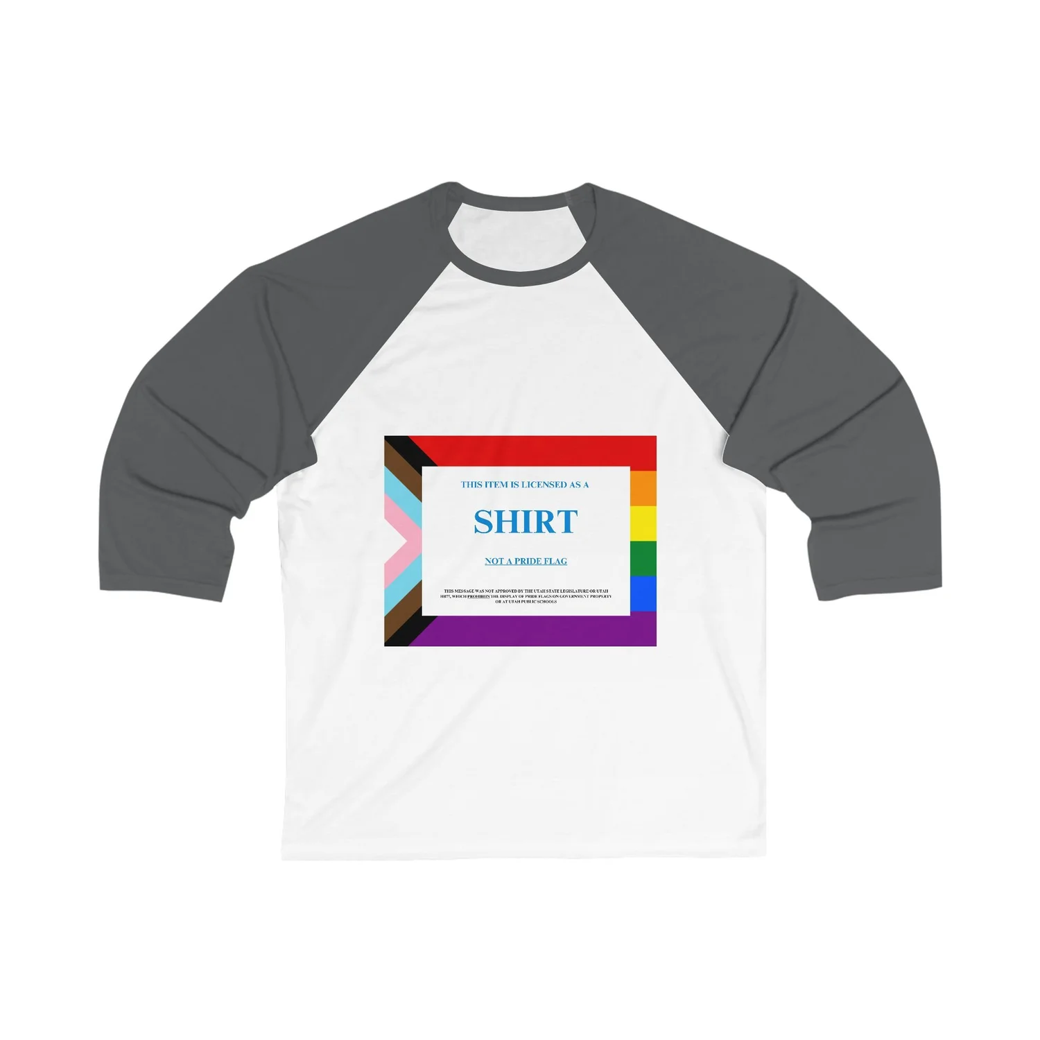 NOT A FLAG - THIS IS A SHIRT (Unisex INCLUSIVE PRIDE T-Shirt