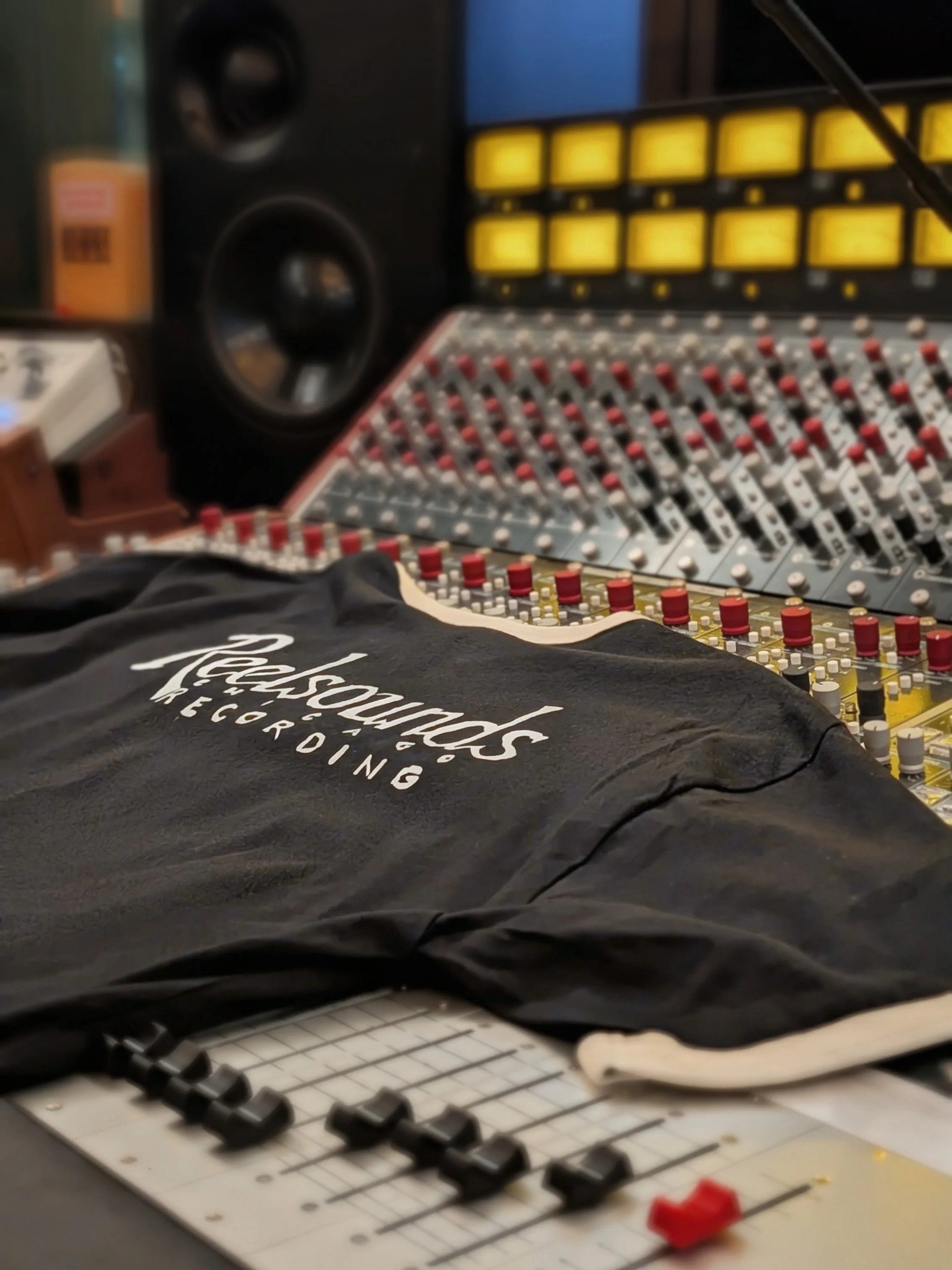 Reelsounds Hand-Drawn Logo Ringer Tee