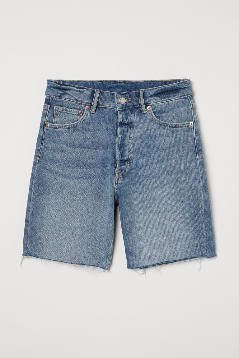 Denim Bermuda Shorts