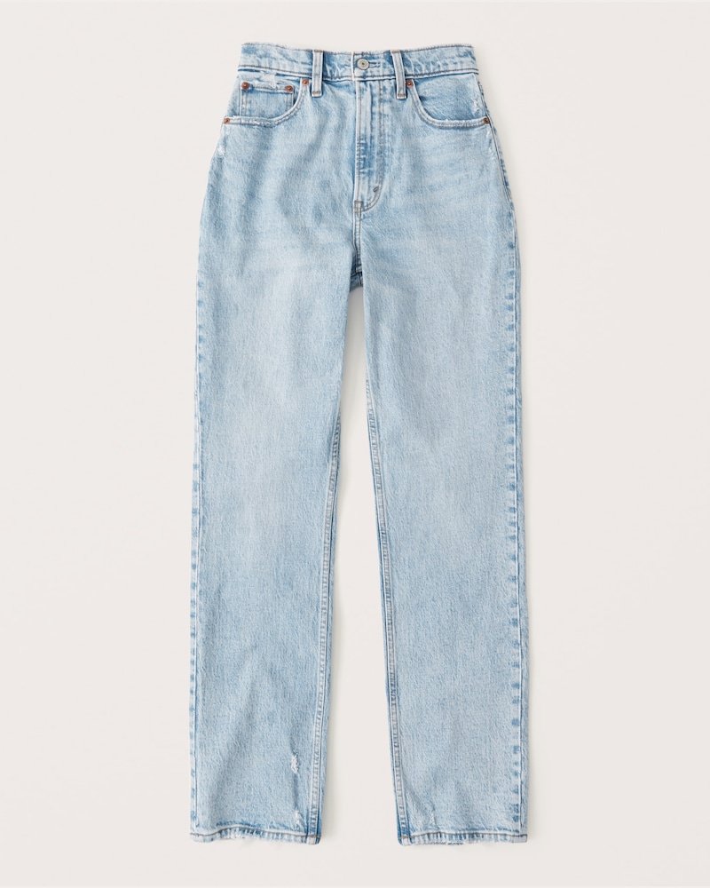 Curve Love 90s Ultra High Rise Straight Jeans