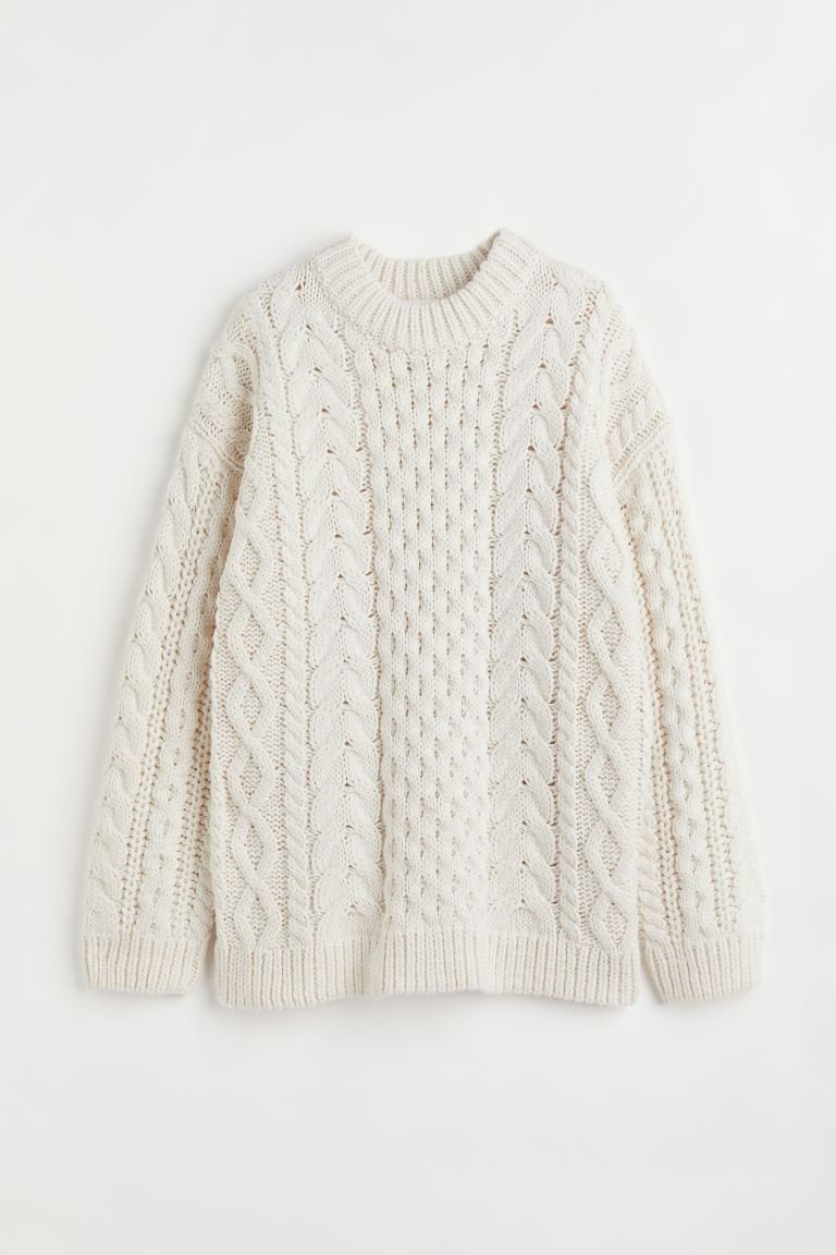 Cable-knit Sweater