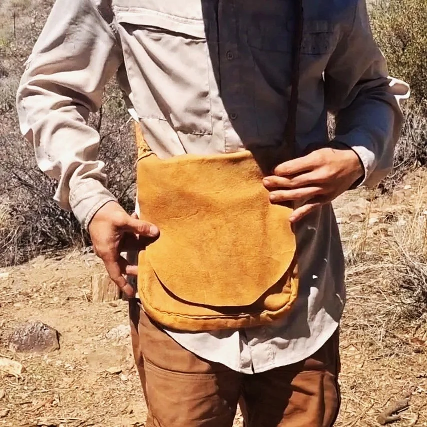 Brain-Tanned Antelope Haversack
