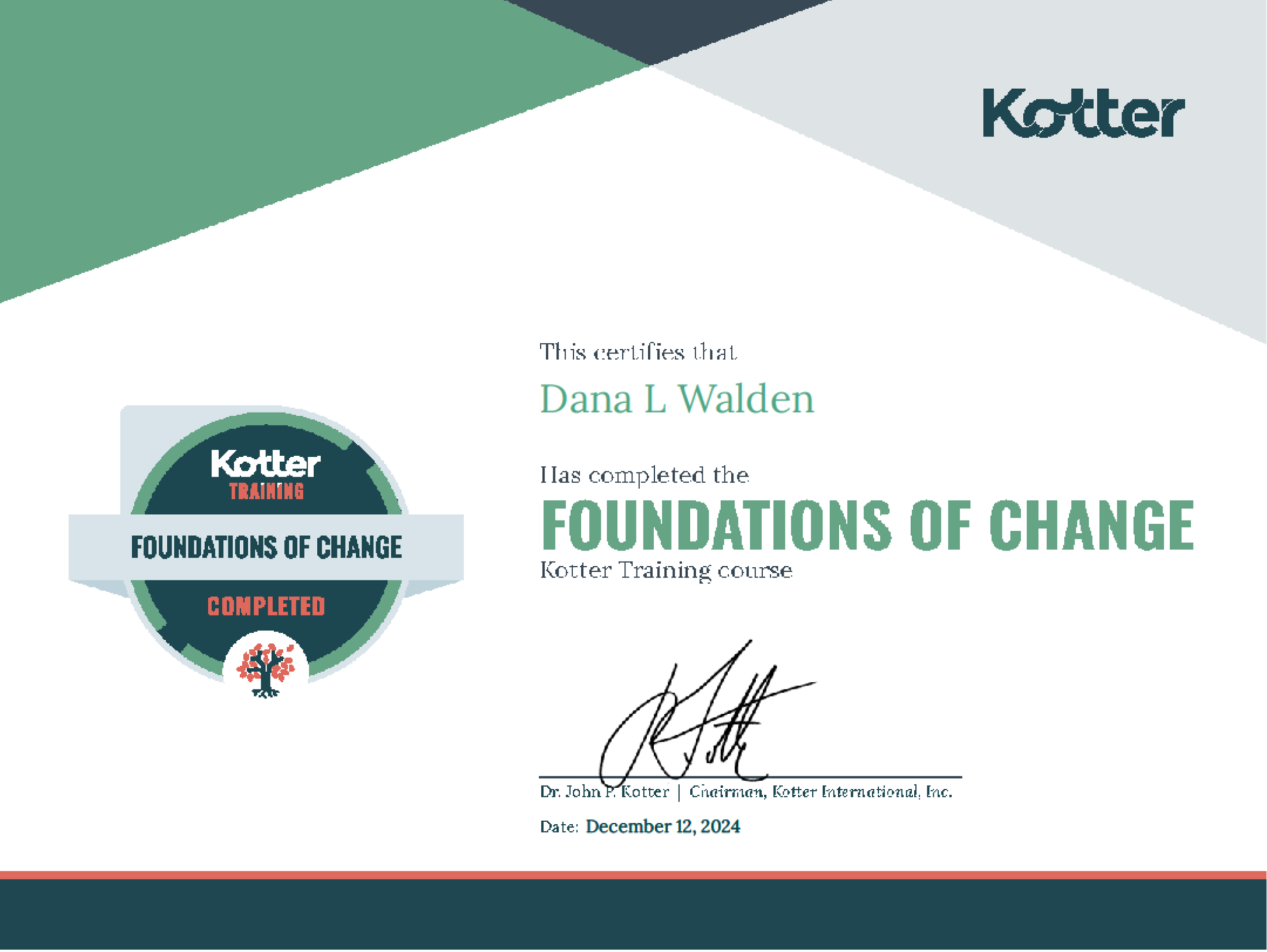 Kotter Certificate DLWalden.png
