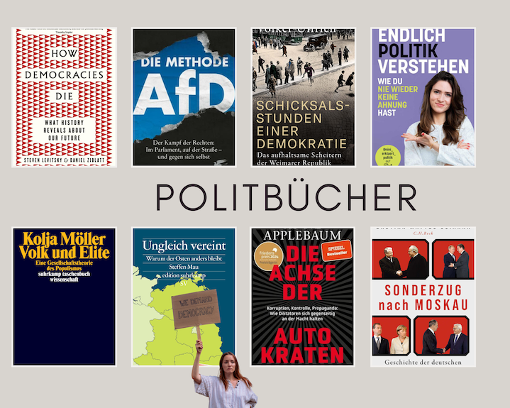Bücher zu Weihnachten: Politik, Demokratie und feministische Gesellschaftskritik