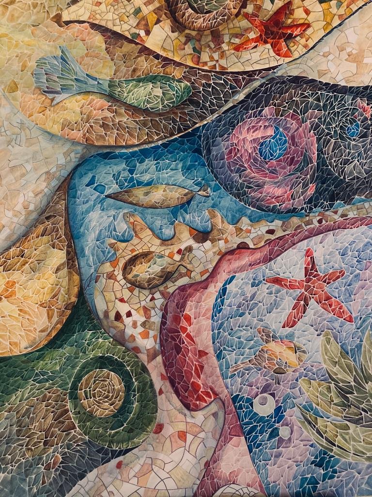 The Ocean Life (120cm x 90cm)