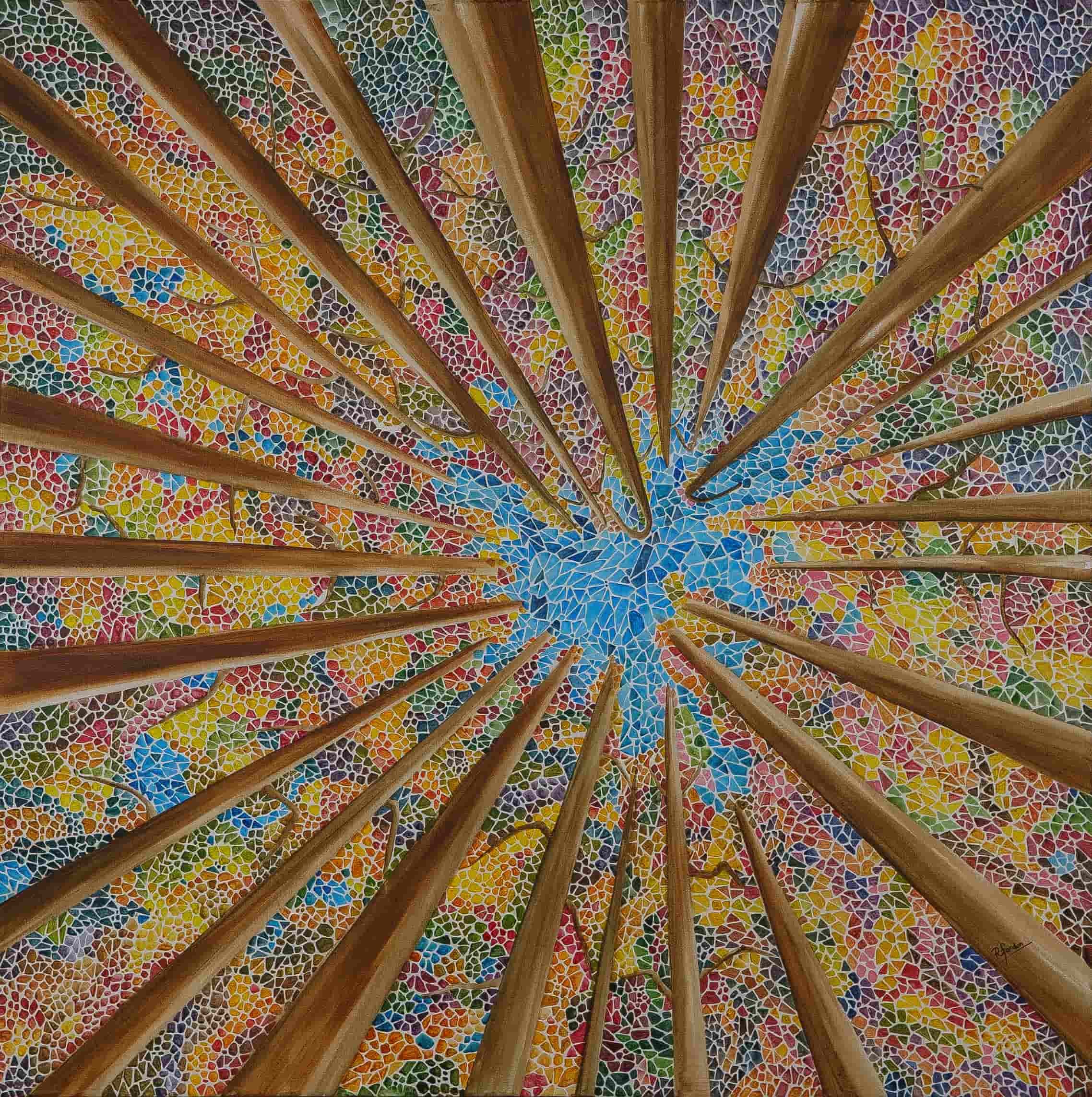 Sky of Color (120cm x 120cm)