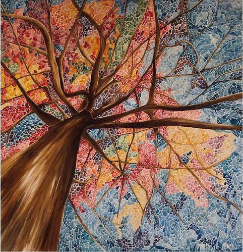 The Single Tree (120cm x 120cm)
