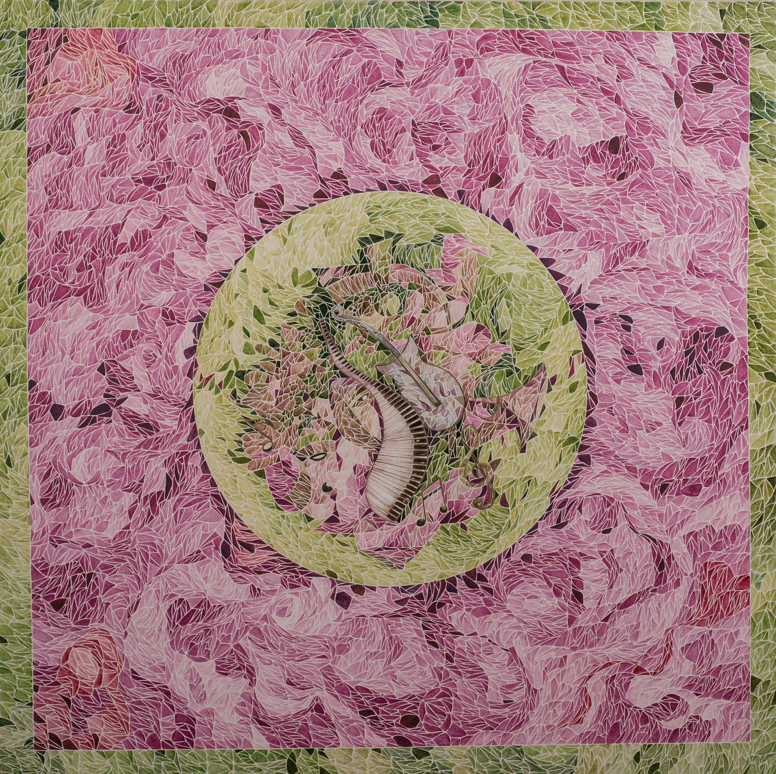 The Universe Through Music (120cm x 120cm)