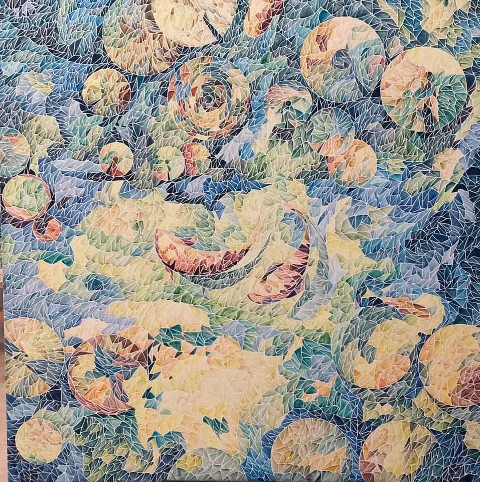 The Surface of LIfe (120cm x 120 cm)