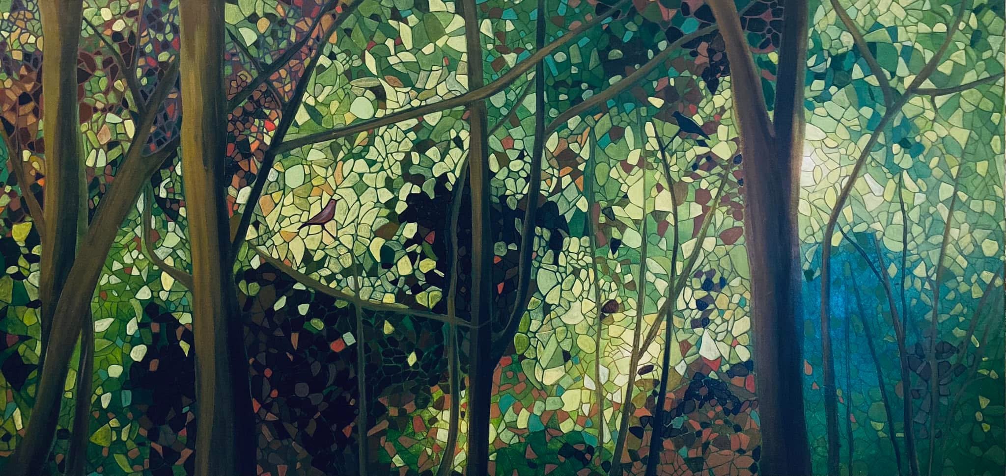 The Green Forest (120cm x 60cm)
