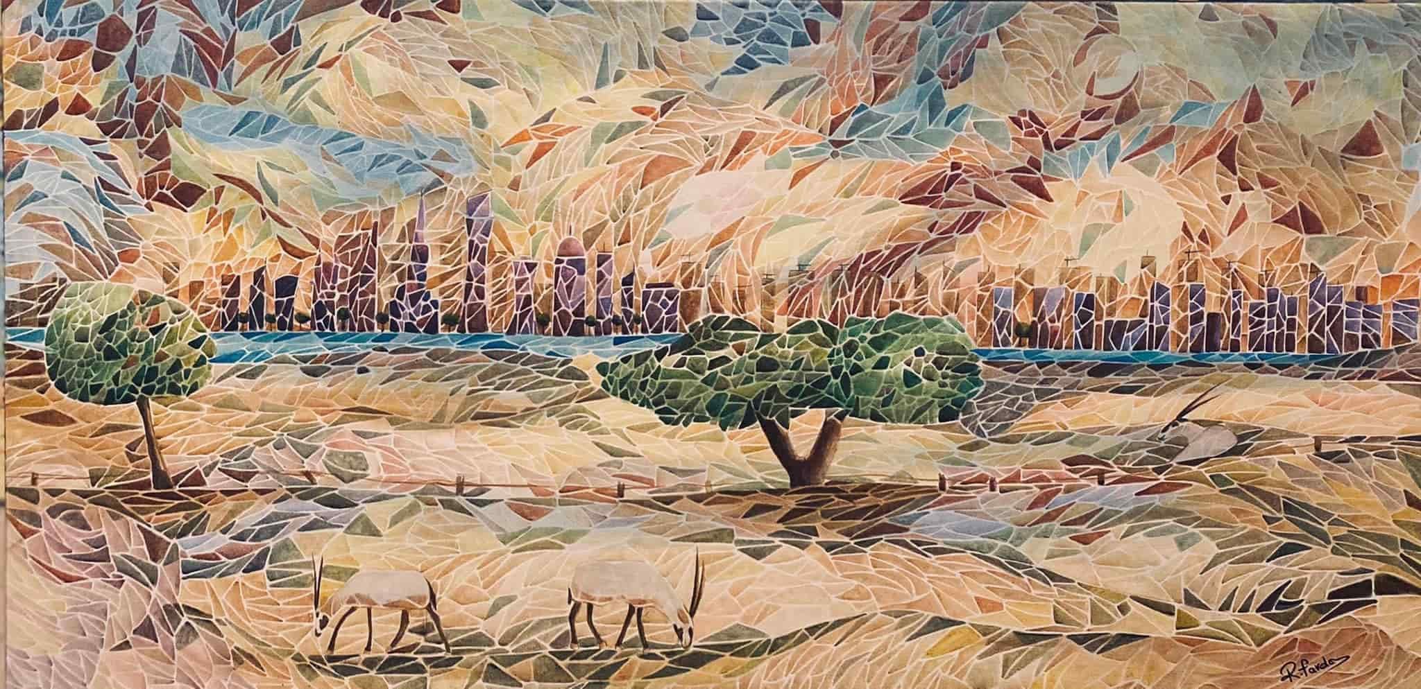 Journey to the Desert (120cm x 60cm)