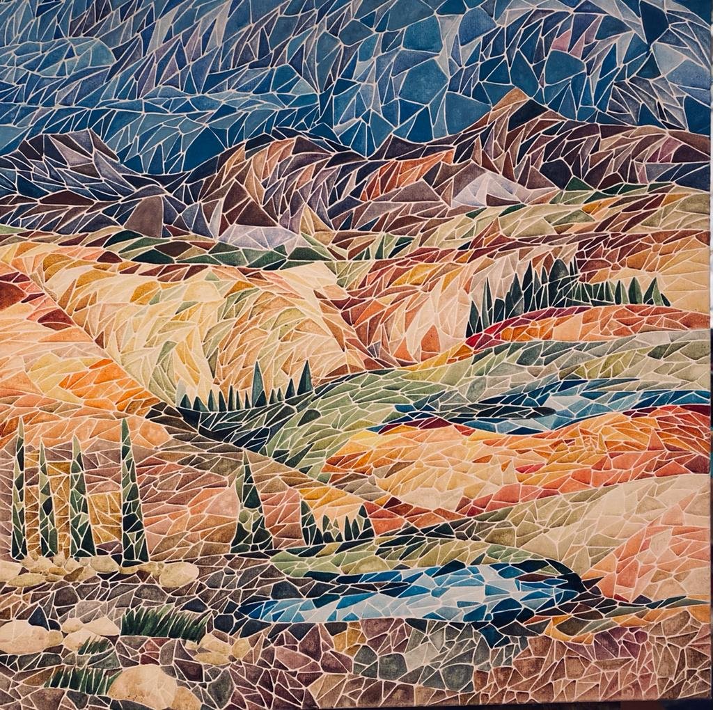 Live in the Sunshine (90cm x 90cm)