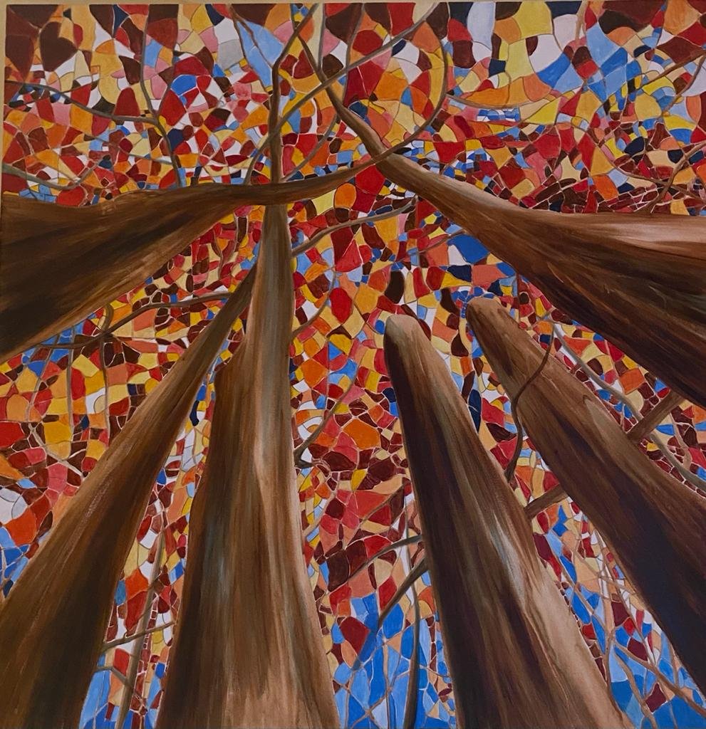 High in the Sky (120cm x 120cm)