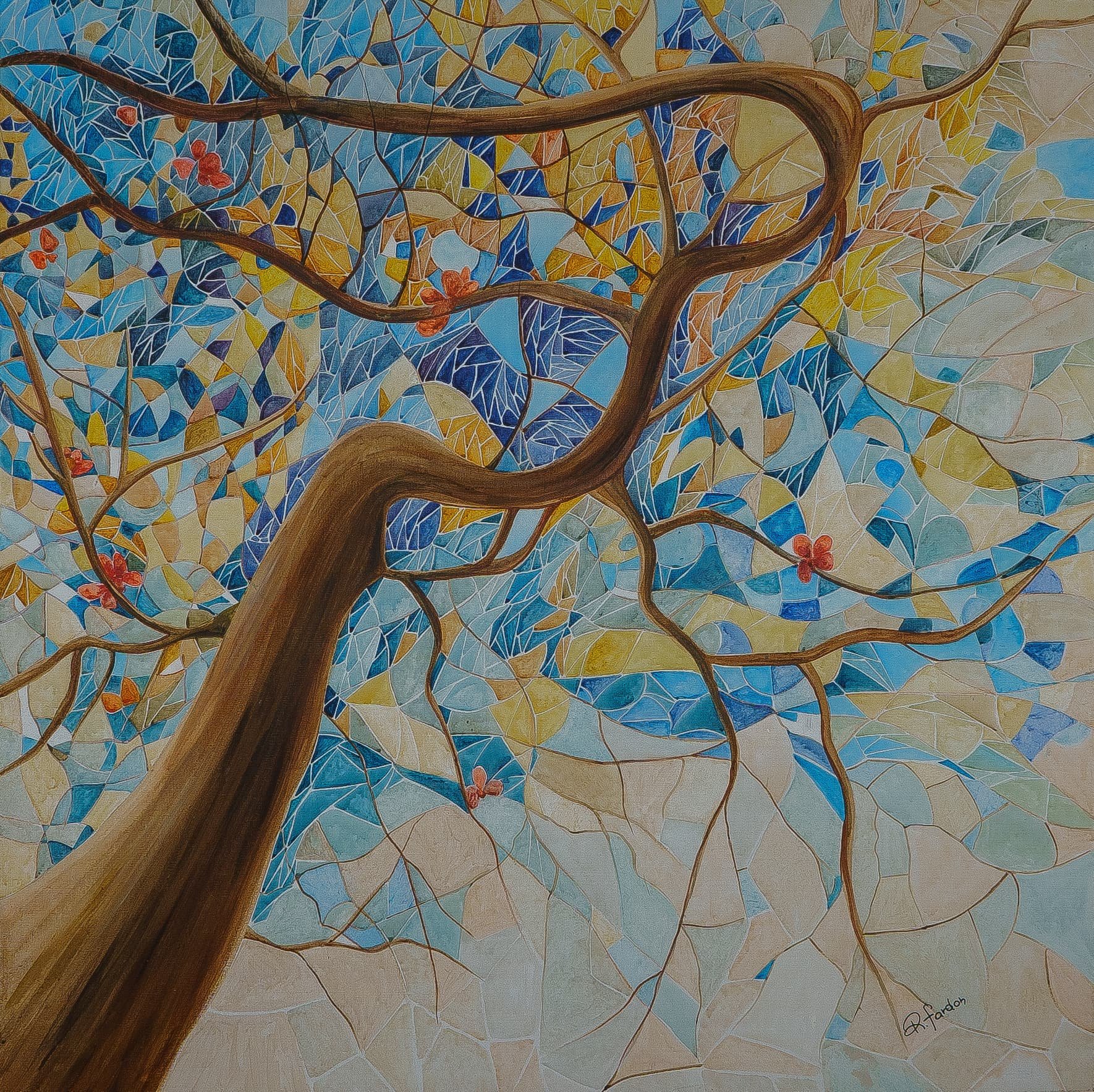 Glass of Colors (100cm x 100cm)