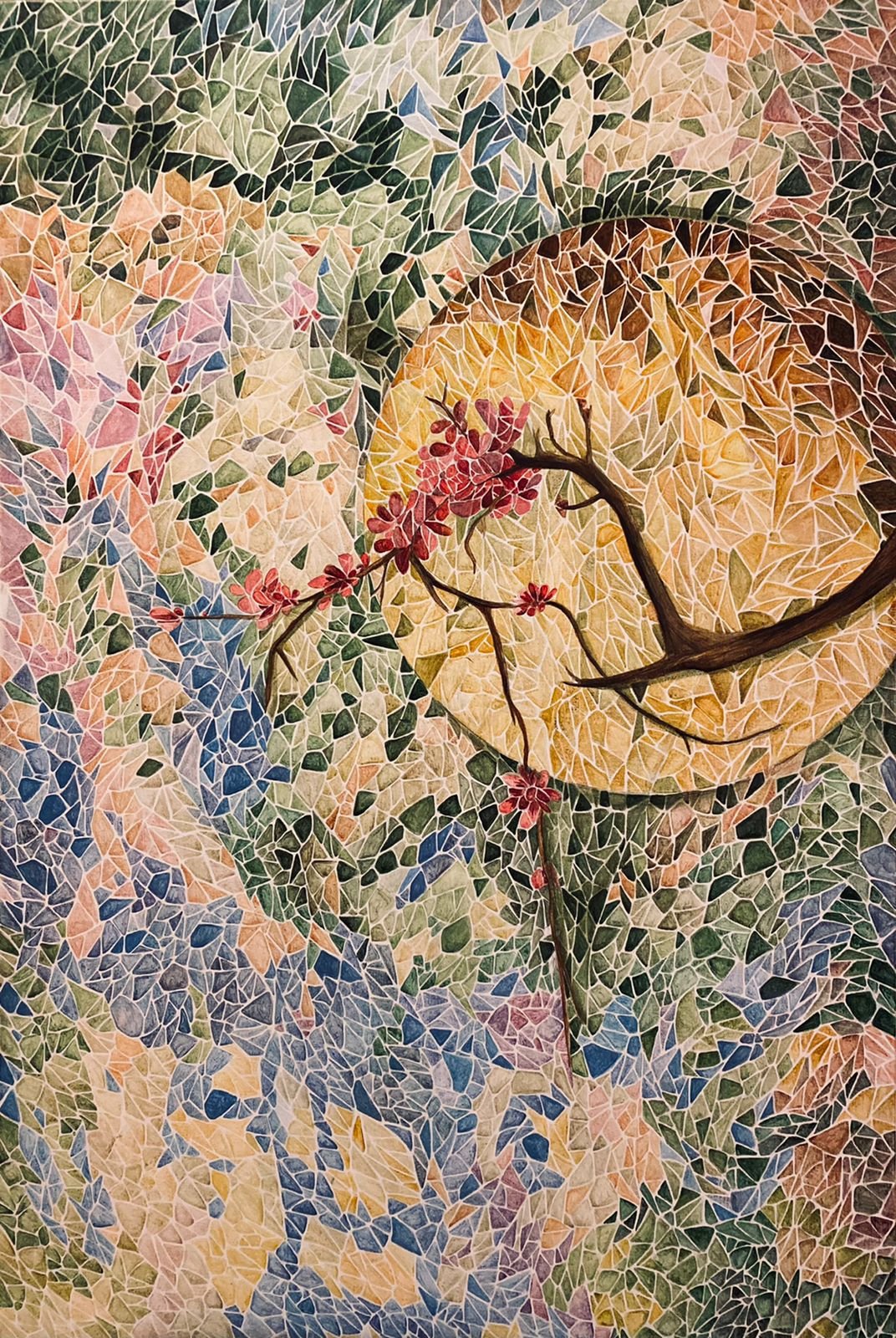 The Green Leaves (120cm x 80cm)