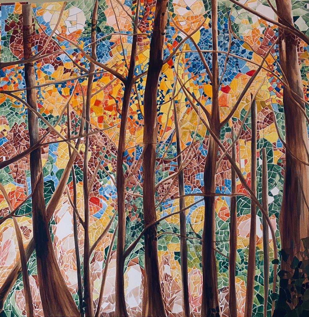 Stained Forest (120cm x 120cm)